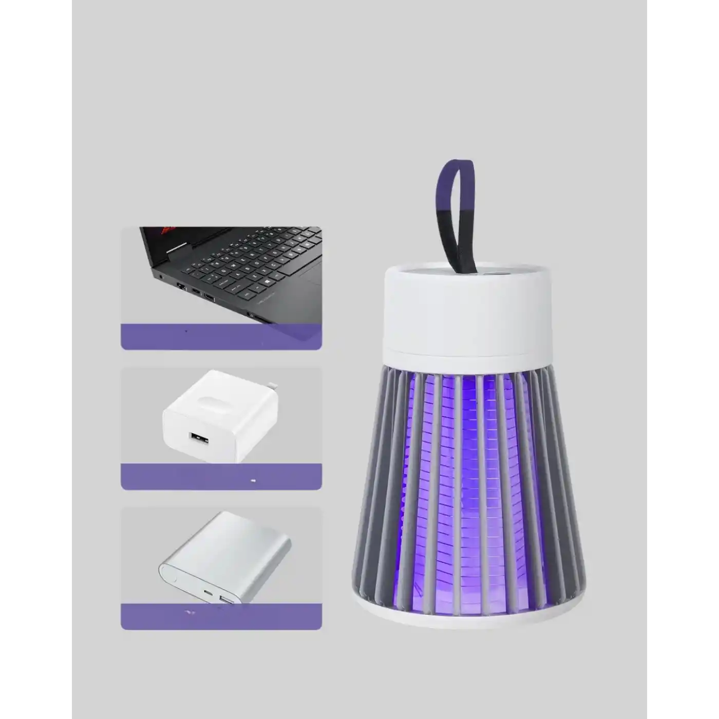 2’si 1 Arada LED Işıklı Elektrikli Böcek Öldürücü