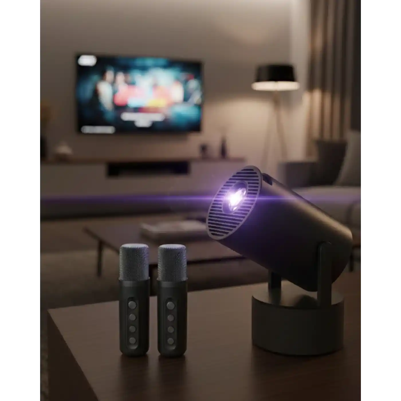 3ü1 Arada Projeksiyon Karaoke ve Bluetooth Hoparlör