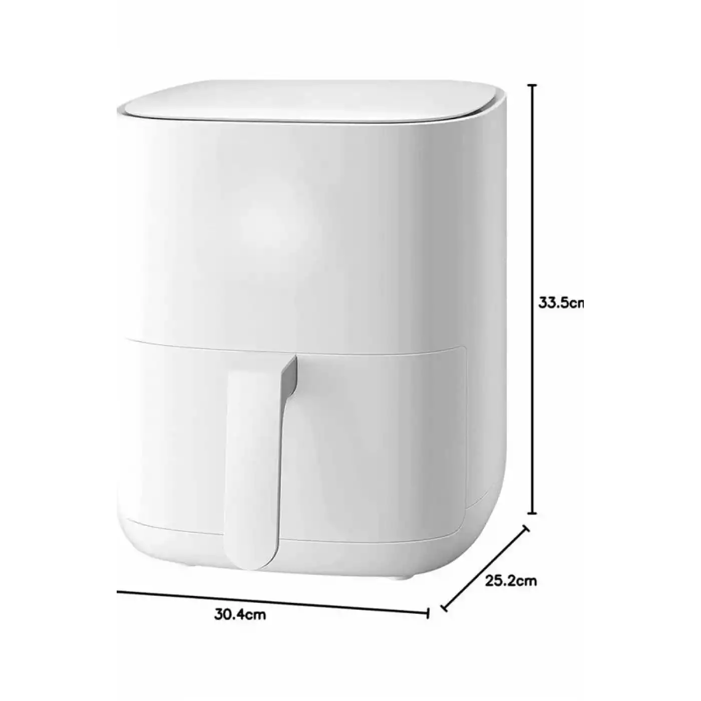 4L Airfryer Hazneli Hava Fritözü Yağsız Fritöz Taşınabilir Fırın İşlevi Gören Pratik