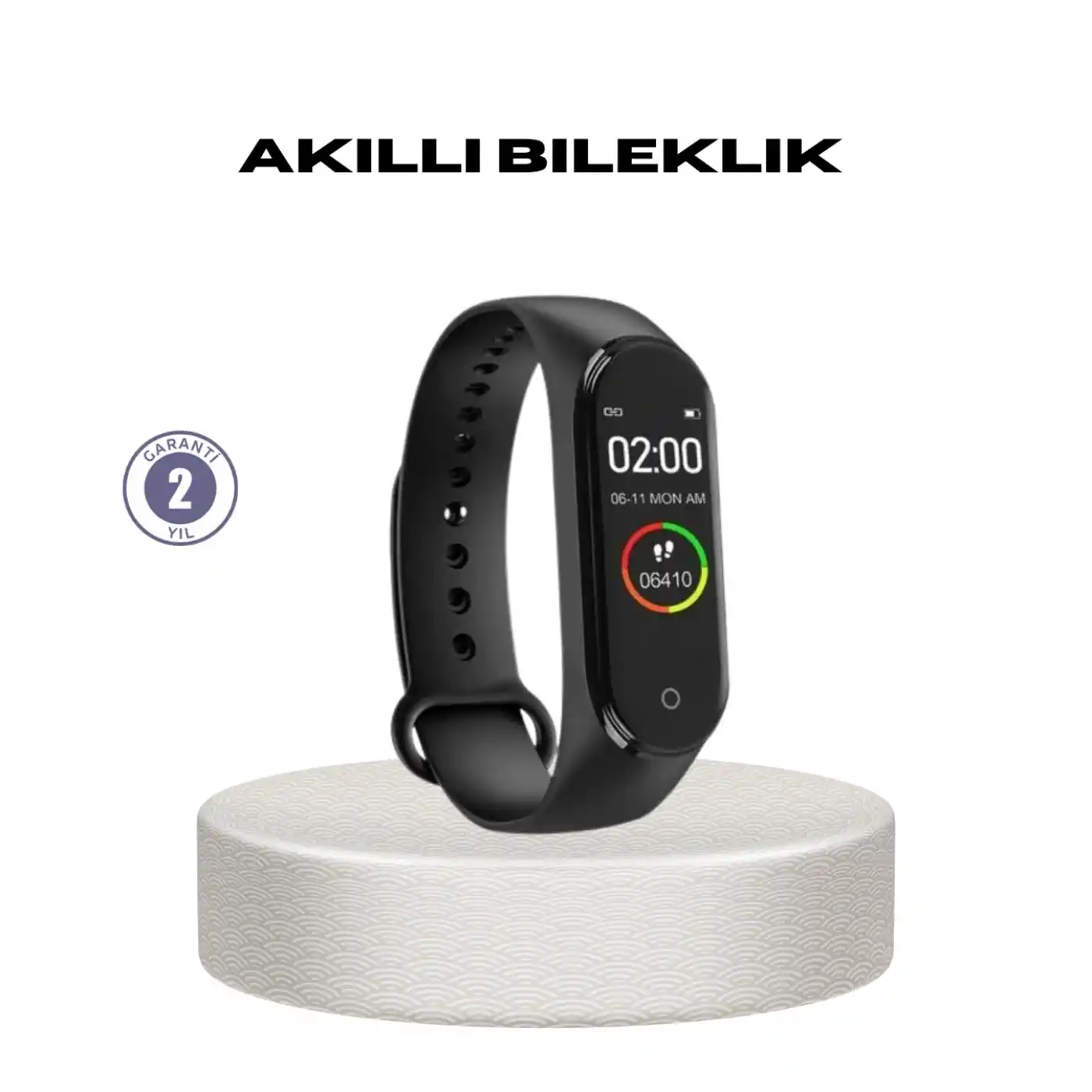 Akıllı Bileklik 0.96 İnç Ekran Kalp Atışlı Kan Basınçlı IP67 Suya Dayanıklı