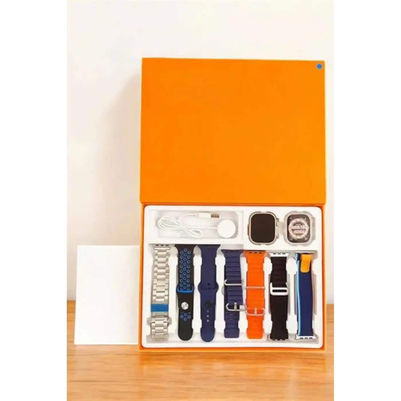 Akıllı Saat 7 Farklı Kordonlu Arama Cevaplayan Bildirim GPS Özelliği