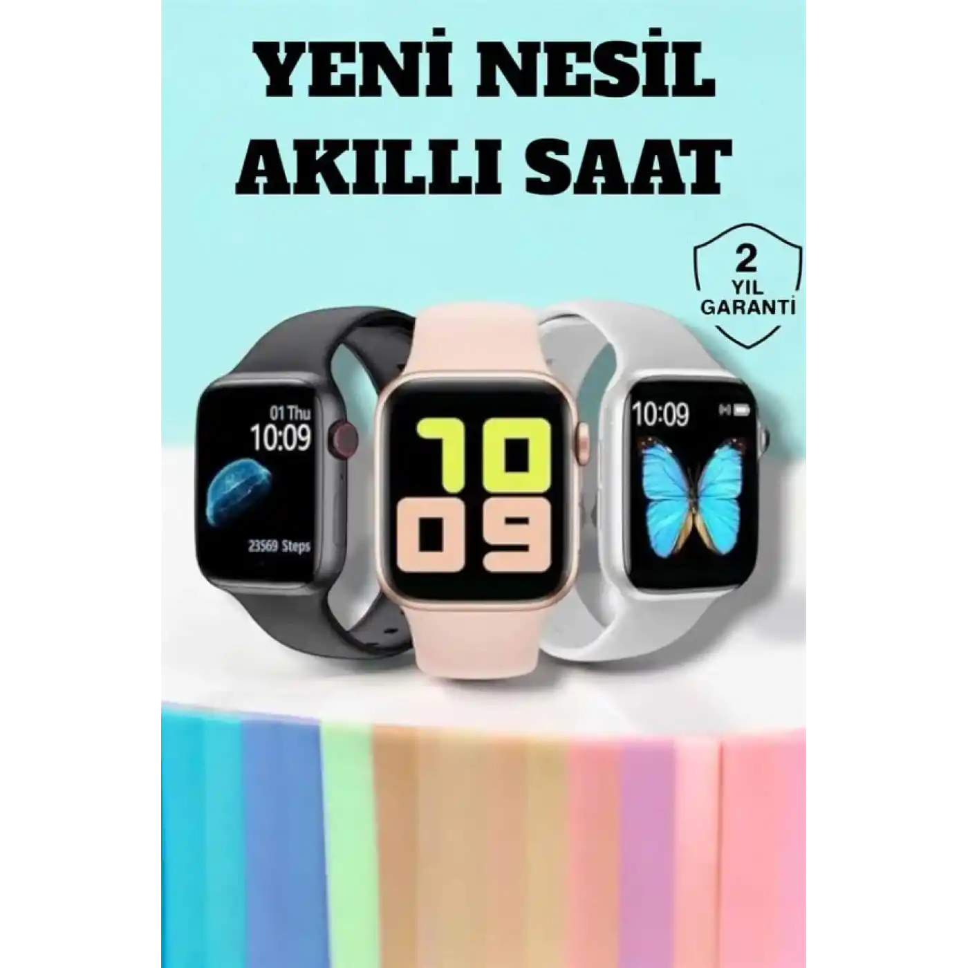 Akıllı Saat Arama Cevaplayan Dokunmatik Ekran Bleutooth Bağlantılı