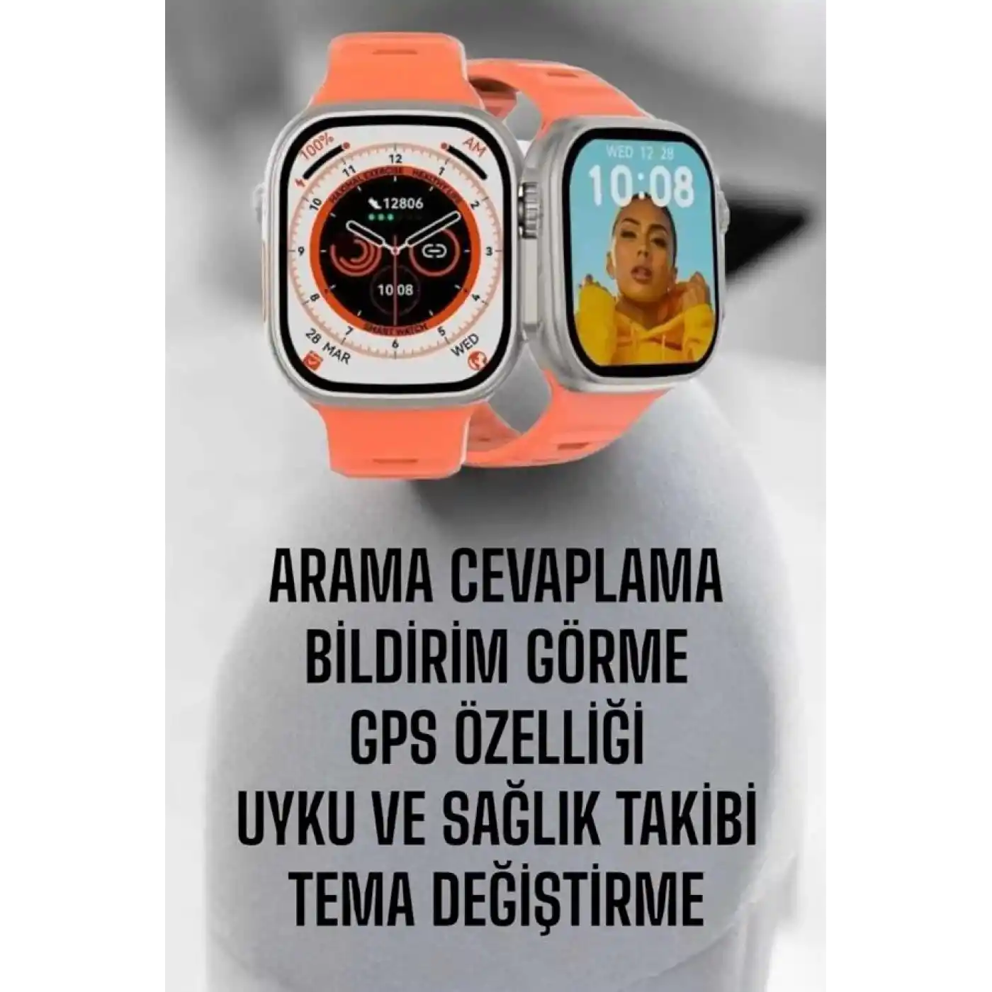 Akıllı Saat GPS, Sağlık Ve Uyku Takibi Arama Cevaplayan Bluetooth Bağlantılı