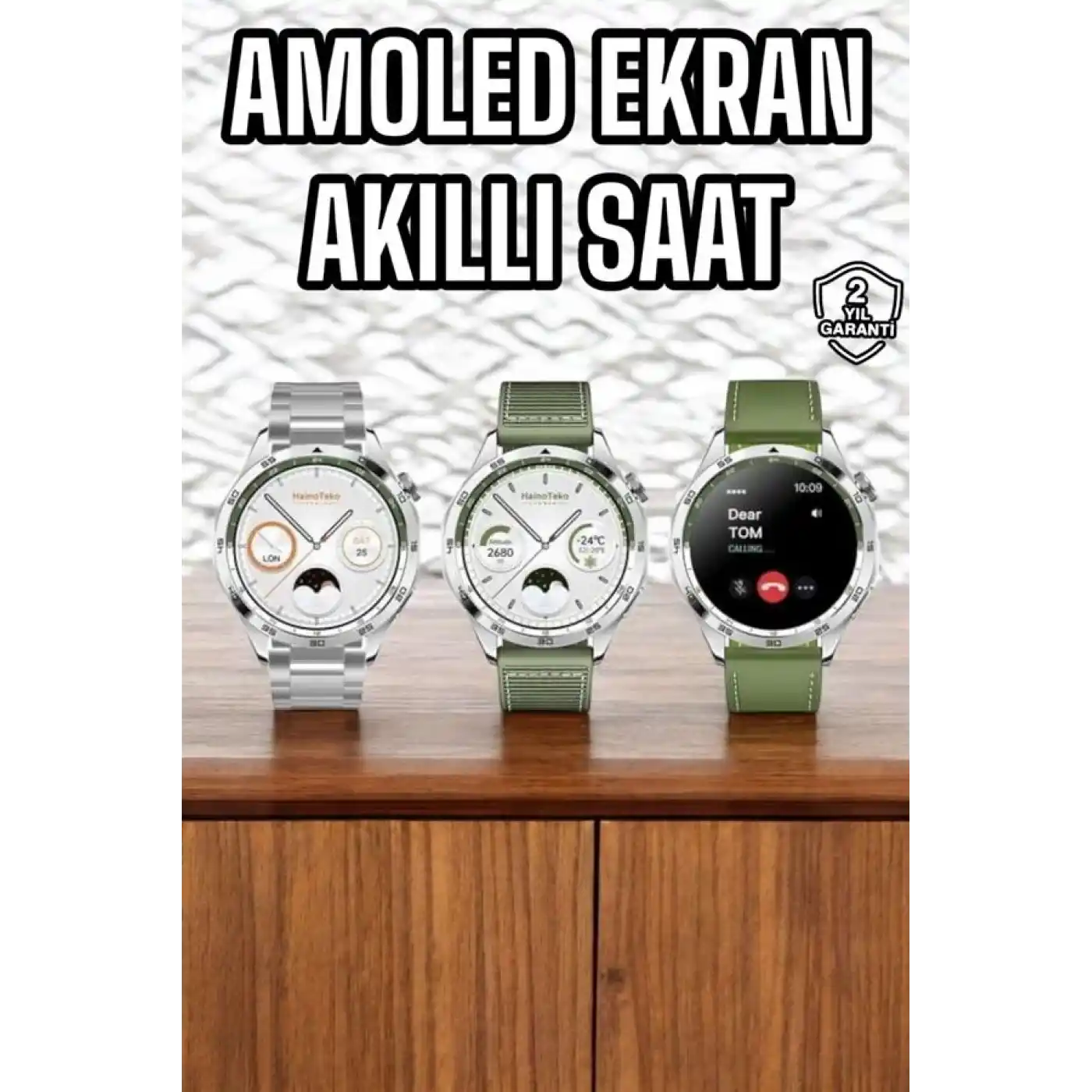 Akıllı Saat Sesli Görüşme Uyku ve Sağlık Takibi NFC Uyumlu