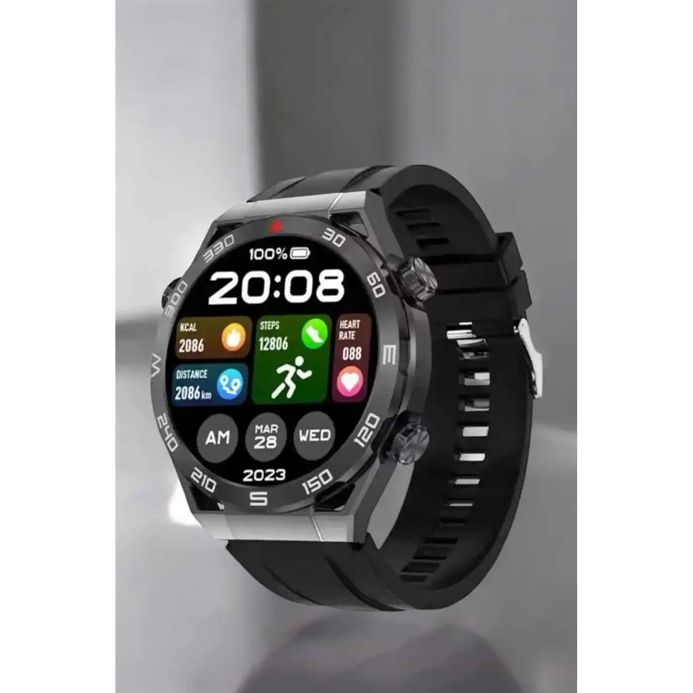 Akıllı Saat Yeni Nesil 2024 Model Metal Kordonlu Bluetooth Bağlantılı