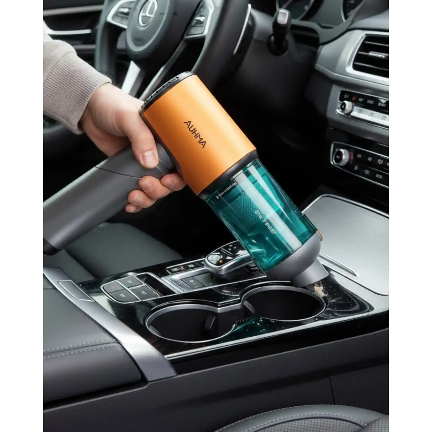 Araç İçi Kablosuz El Süpürgesi Yüksek Emiş Gücü ve HEPA Filtre