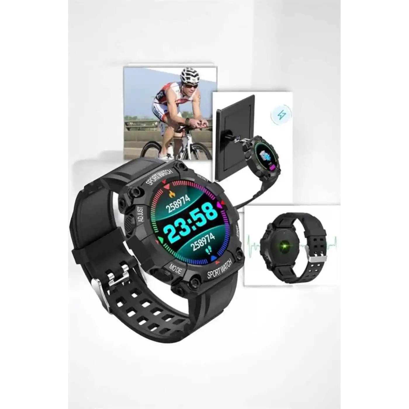 Bluetooth 5.0 Destekli Çok Fonksiyonlu Yeni Nesil Akıllı Saat