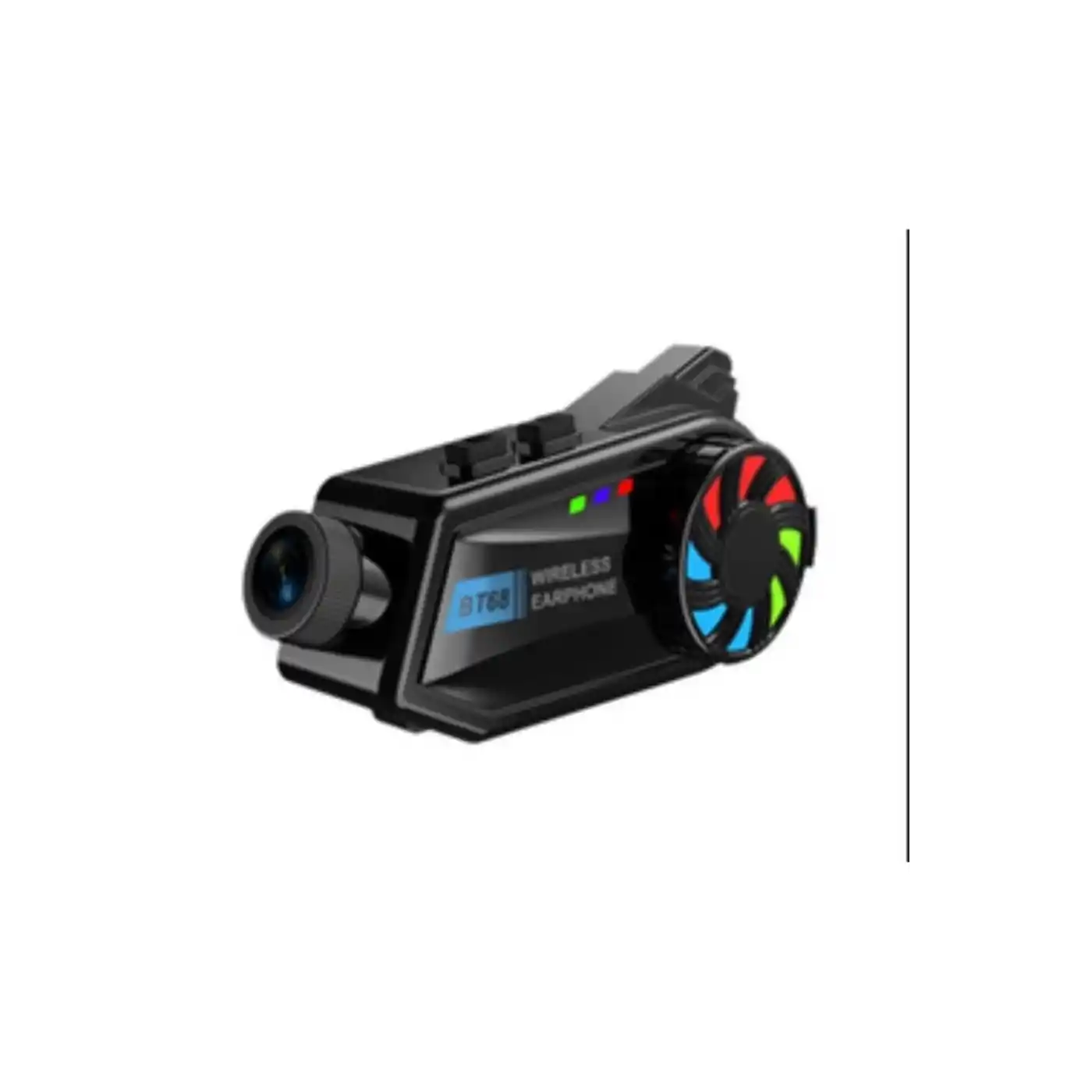 Bt68 Motosiklet Kask Bluetooth Kulaklık 1080p Kamera Ses Kontrolü Video Kayıt Özellikli İntercom