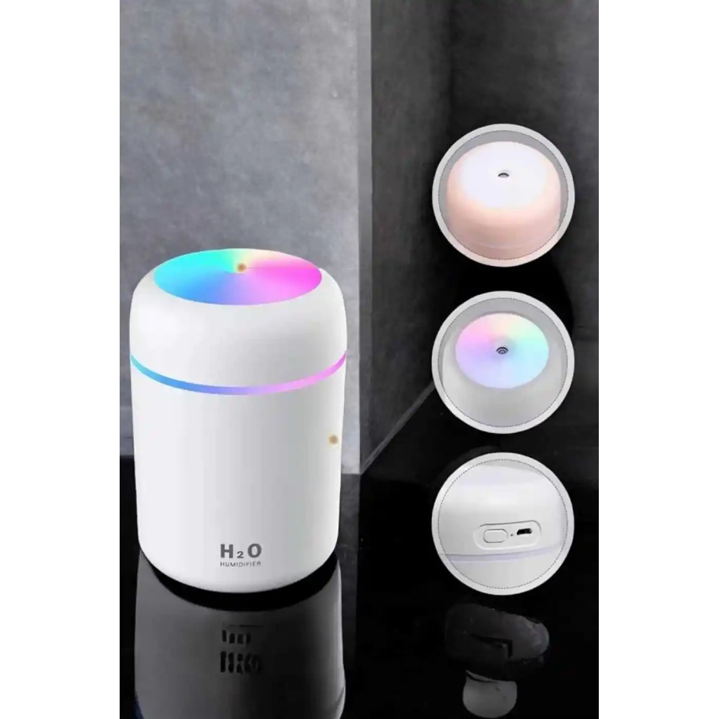 Buharlı Hava Nemlendirici Aromaterapi Renk Değiştirilebilir