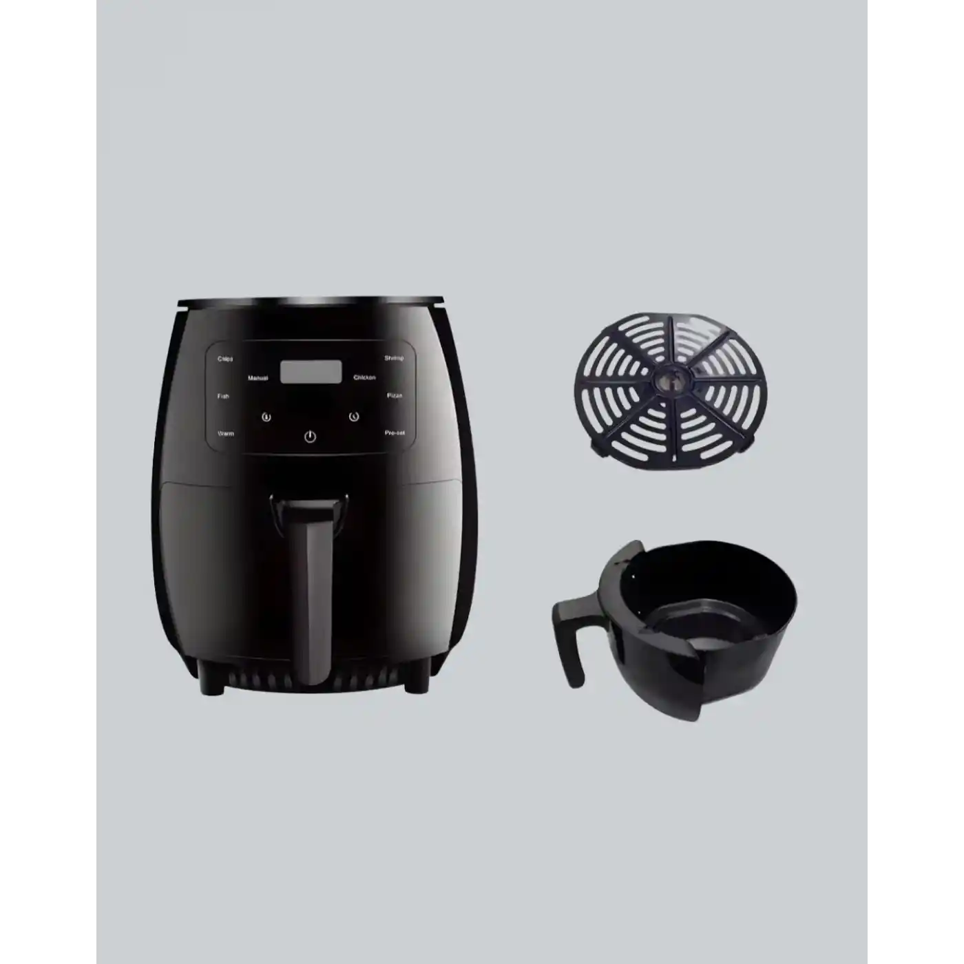 Büyük Boy 6 Litre Airfryer 2400W Sesli Uyarı LCD Ekran