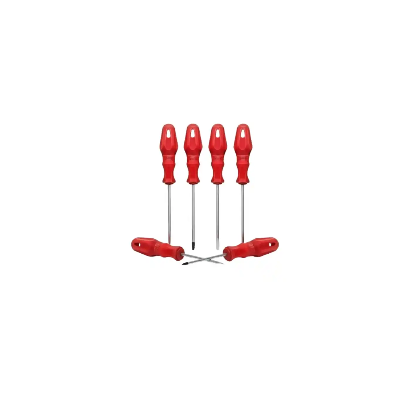 Düz ve Yıldız Başlıklı 7li Tornavida Seti Ergonomik Tutma