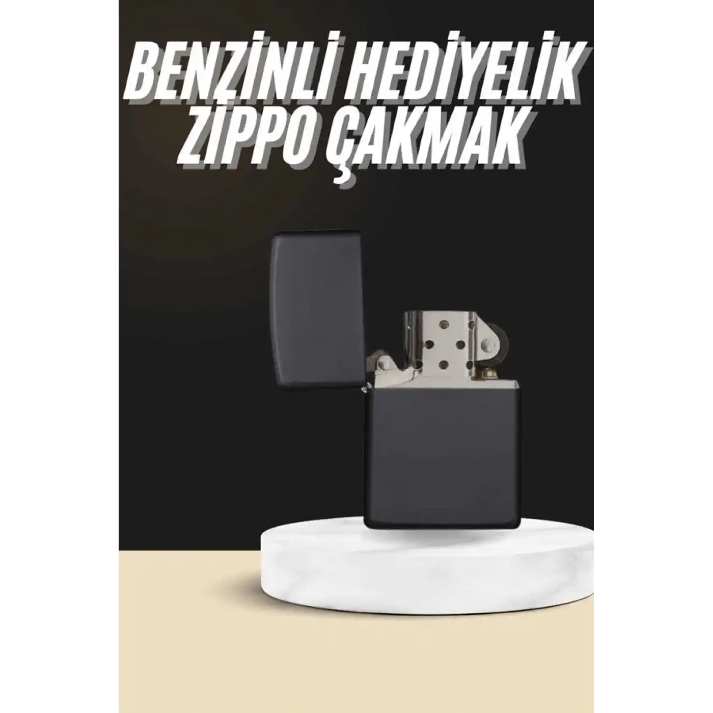 Erkeklere Özel Hediyelik Eşya Metalik Benzinli Çakmak Doldurulabilir