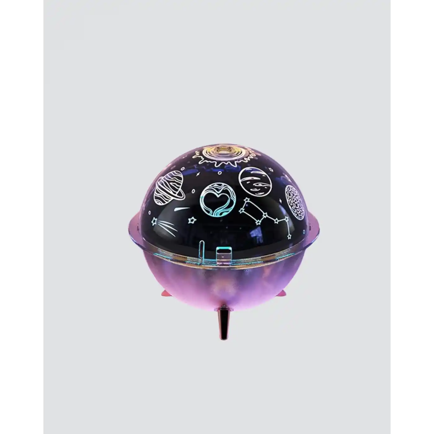 Galaksi ve Yıldız Efektli Nemlendirici Işık Projektörü