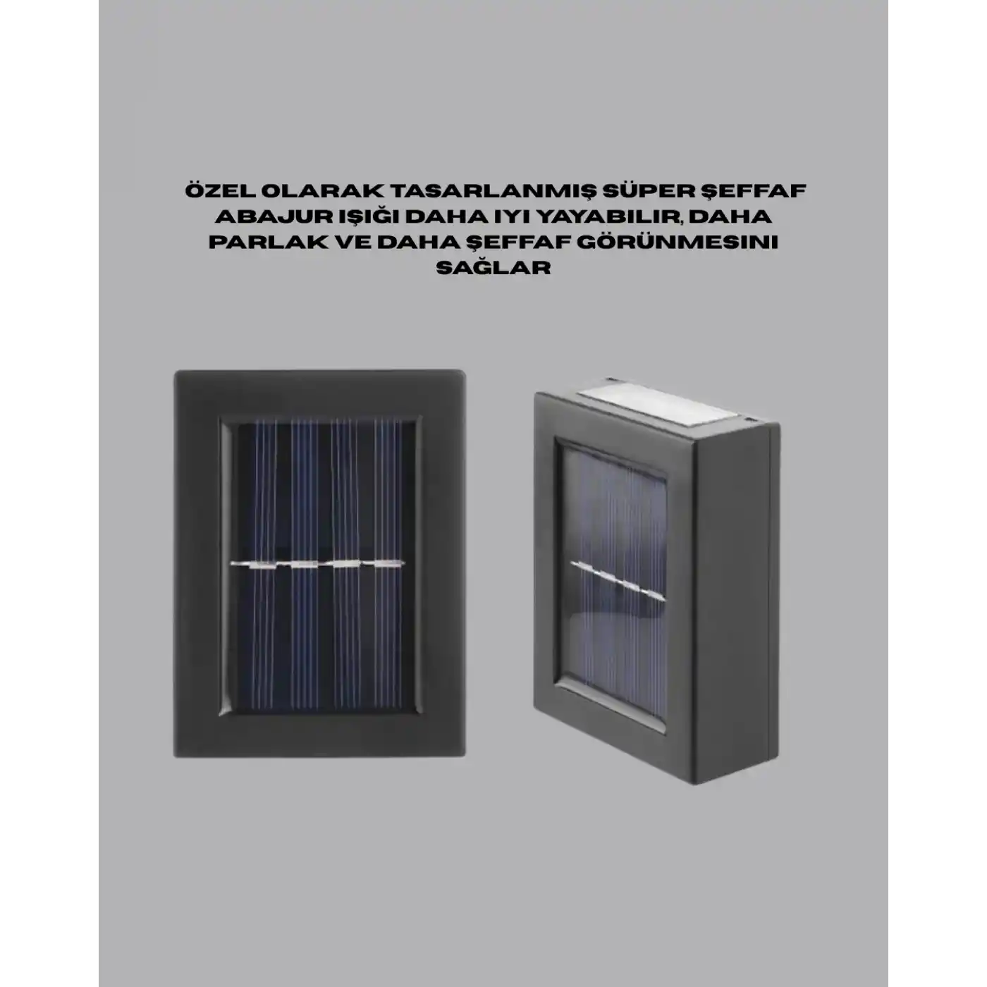 Güneş Enerjili LED Duvar Aydınlatması