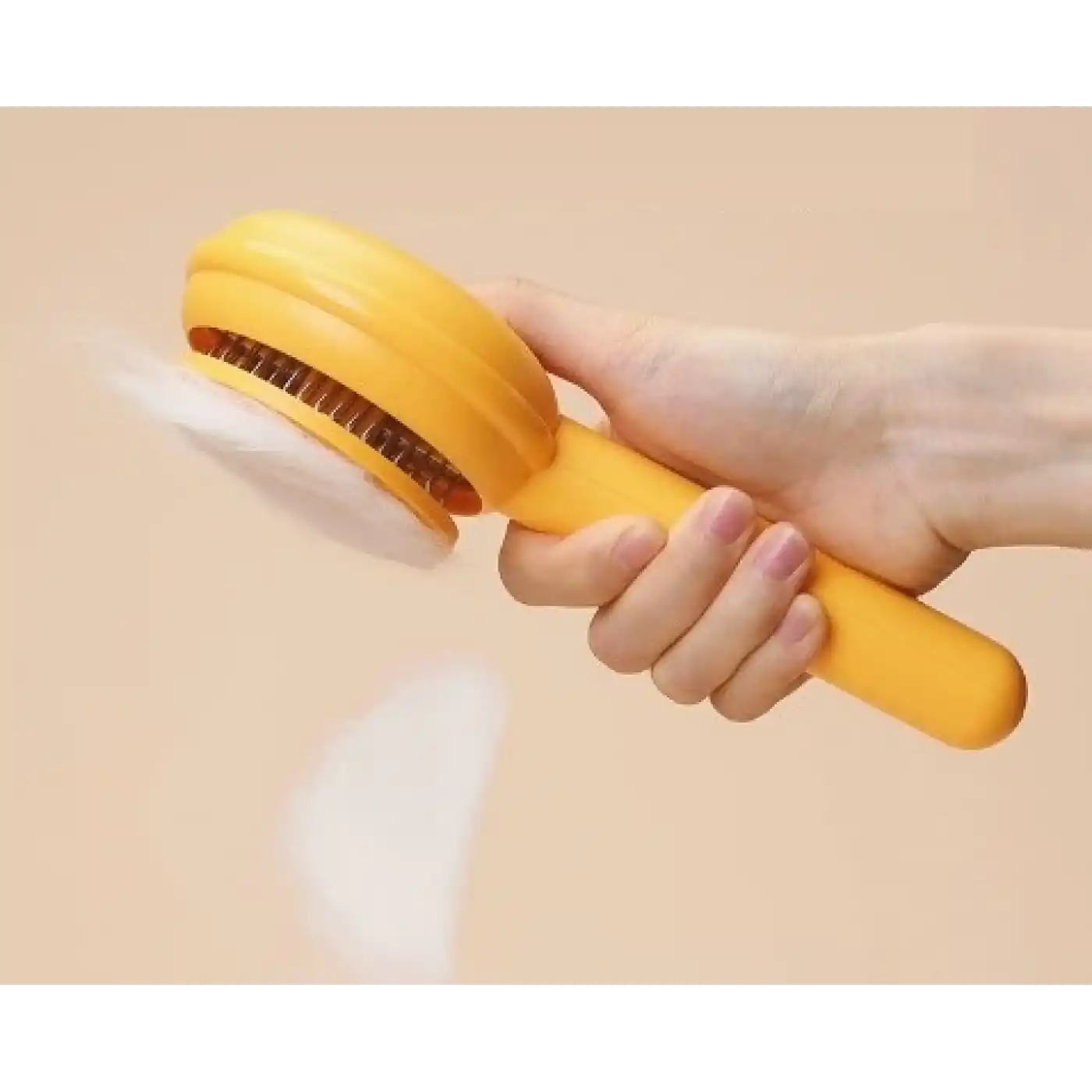 Hamburger Şekilli Otomatik Temizlenen Evcil Hayvan Tarağı