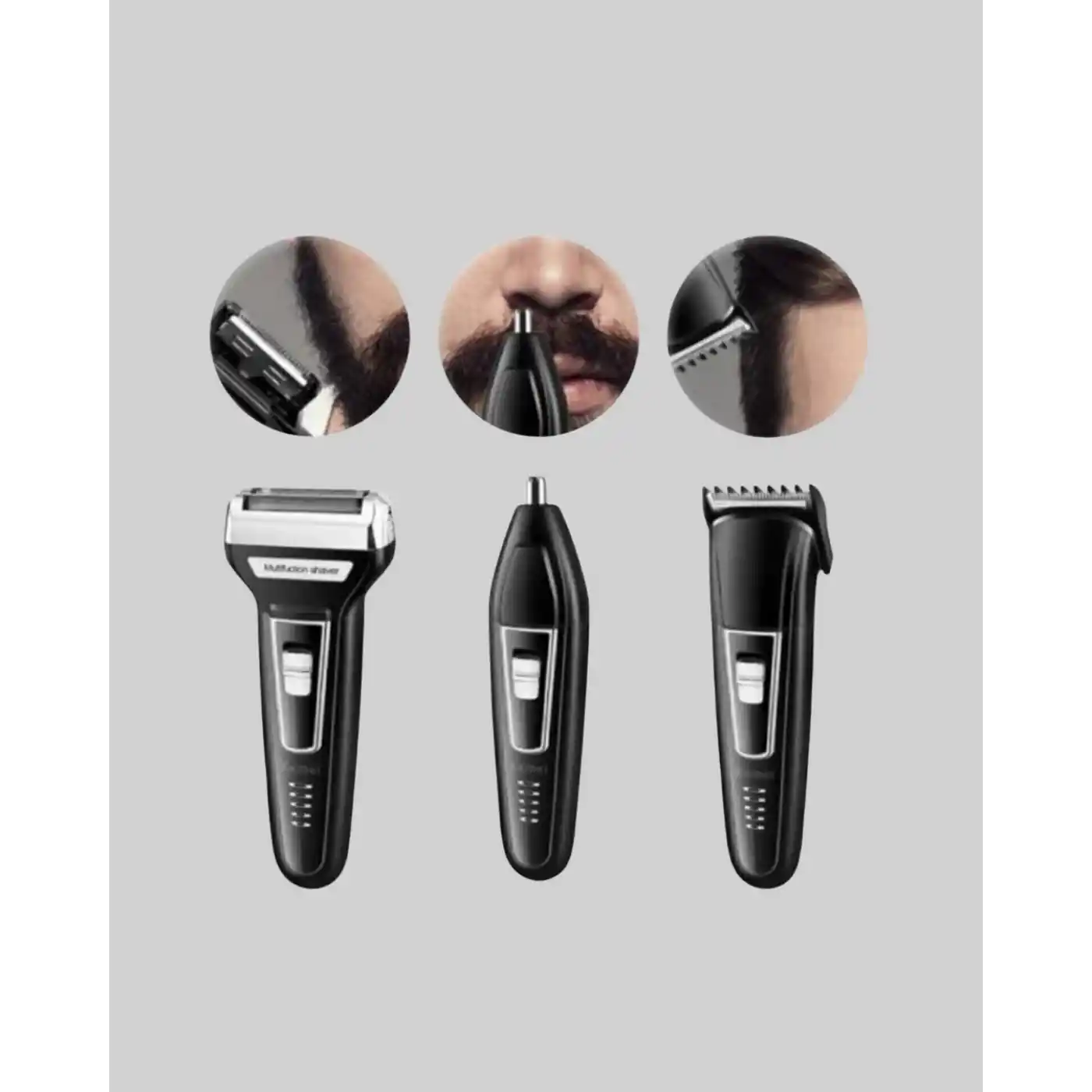 İnsua 3 Başlıklı Profesyonel Tıraş Makinesi – Sıfır Kesim, Hassas Başlık, Güçlü Motor