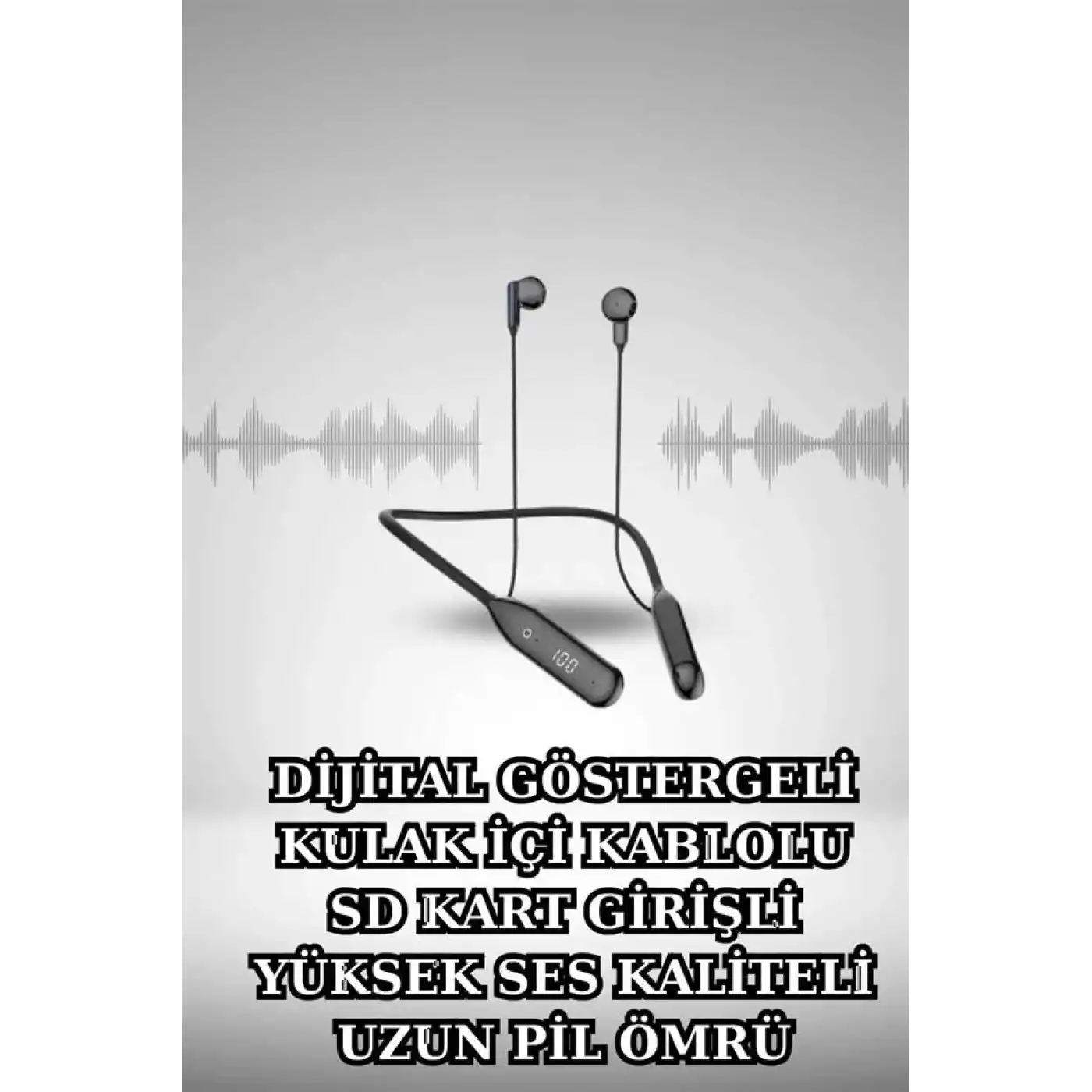 Kablolu Bluetooth Kulaklık ve Kadınlara Özel Bileklik Hediyeli Yeni Nesil Akıllı Saat 3 Kordonlu