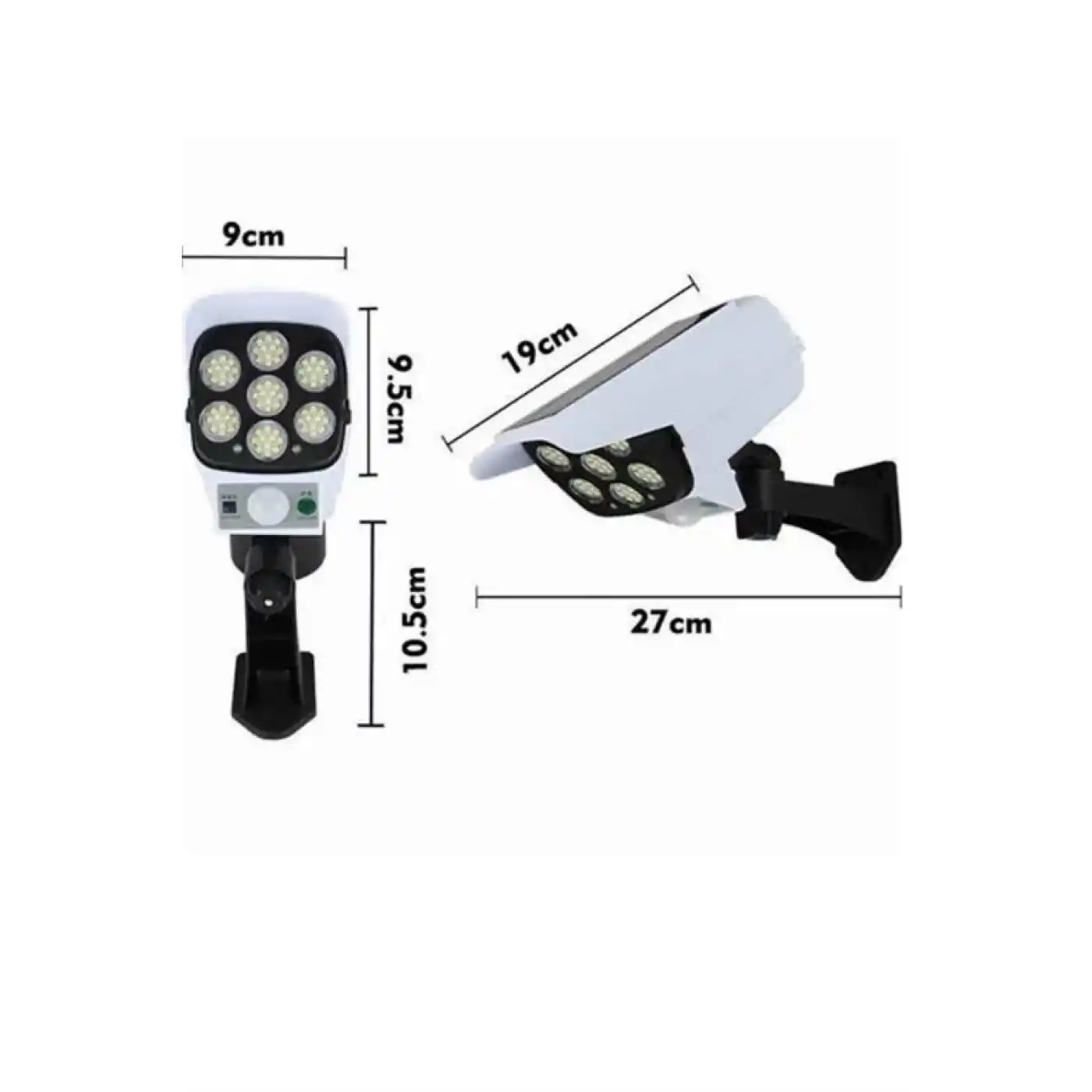 Kamera Görünümlü Led Lamba Dönebilen Bahçe Aydınlatması Duvar Lambası