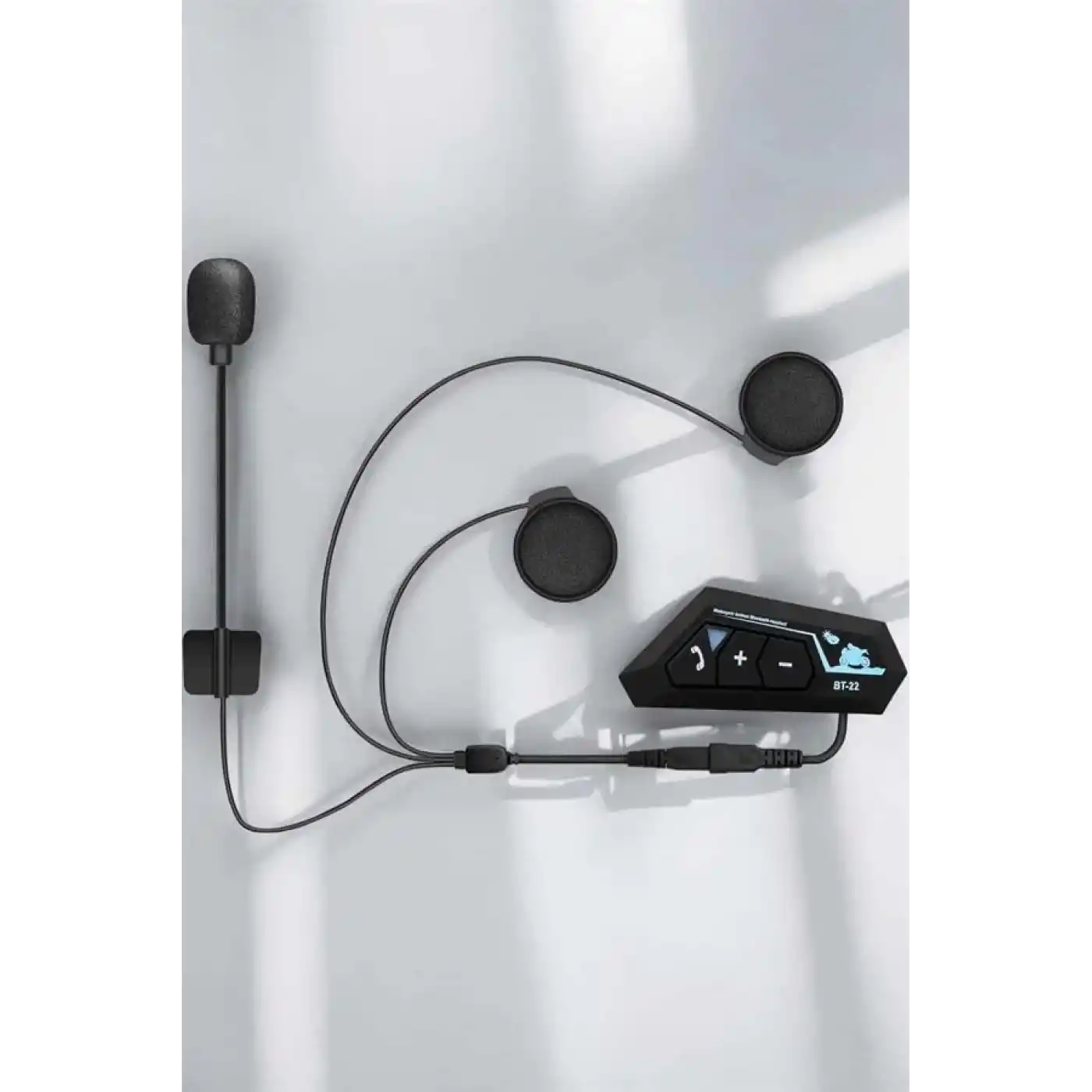 Kask Kulaklığı Motosiklet Intercom Interkom Dinleme Konuşma Özellikli Su Geçirmez