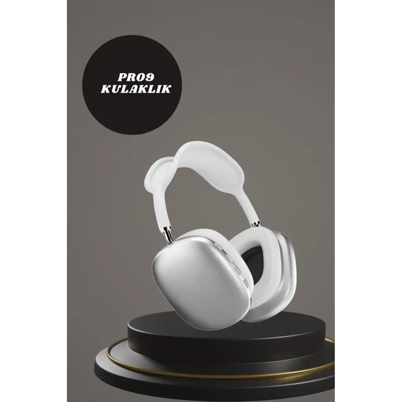 Kulak Üstü P9 Kablosuz Bluetooth Kulaklık ve 7 Kordonlu Akıllı Saat