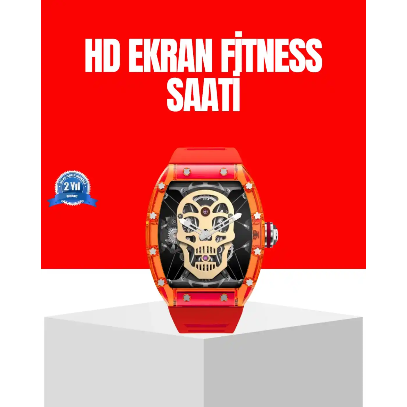 Manyetik Şarjlı Akıllı Saat iOS Android Uyumlu