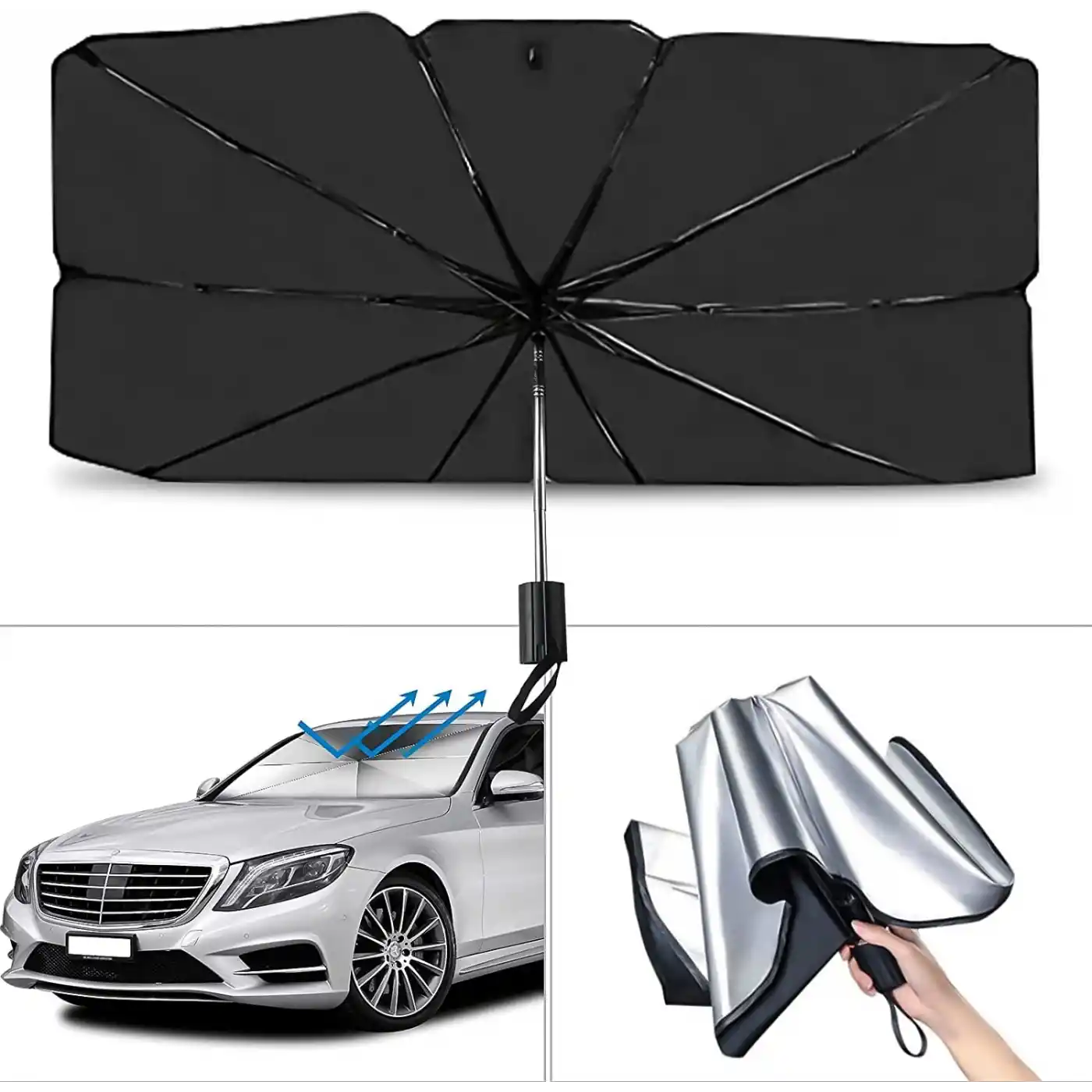 Mercedes CLA, Audi A5, BMW 4 Serisi, VW Arteon, Toyota Camry Uyumlu Oto Şemsiye