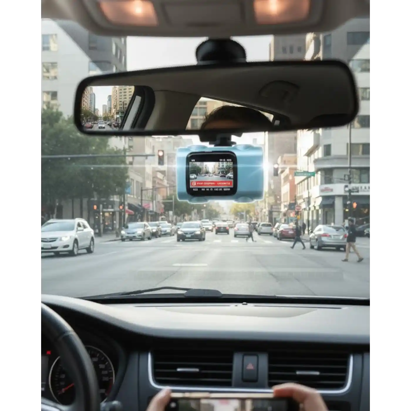 Mini Araç İçi Kamera Sürekli Kayıt Geniş Açılı