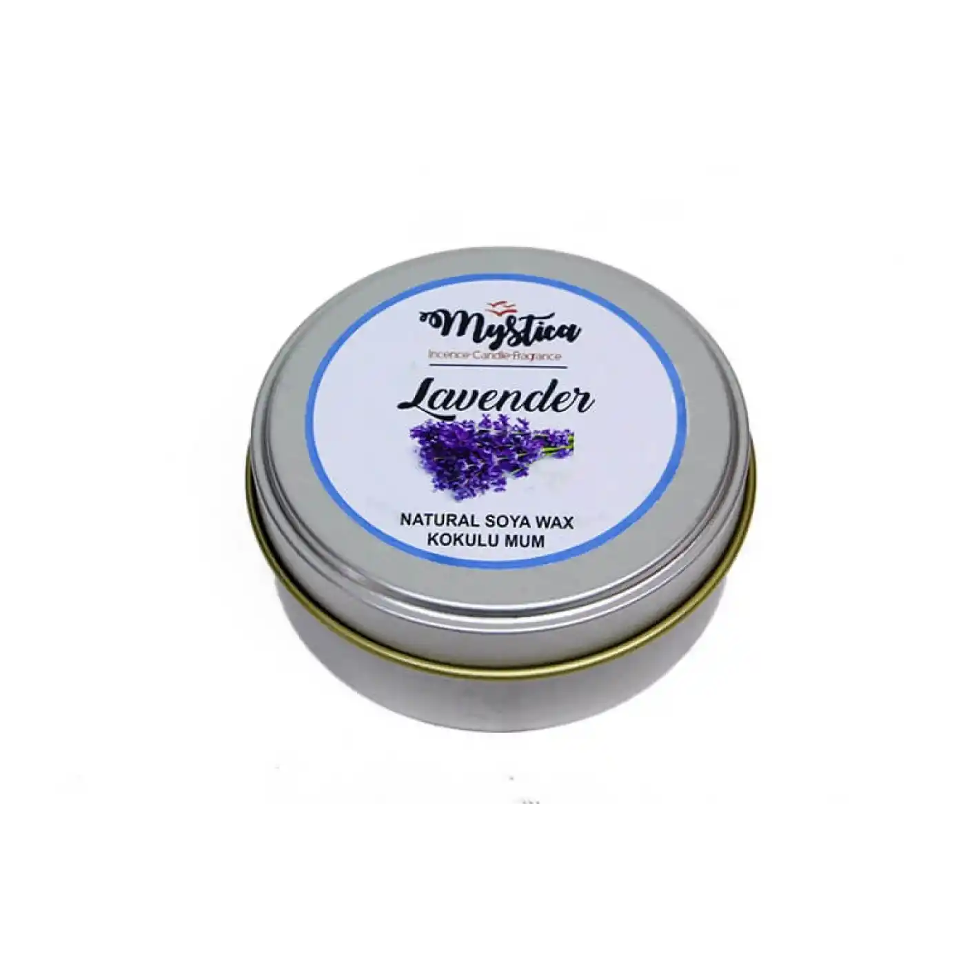 Mum Kokulu Tenekede Lavender