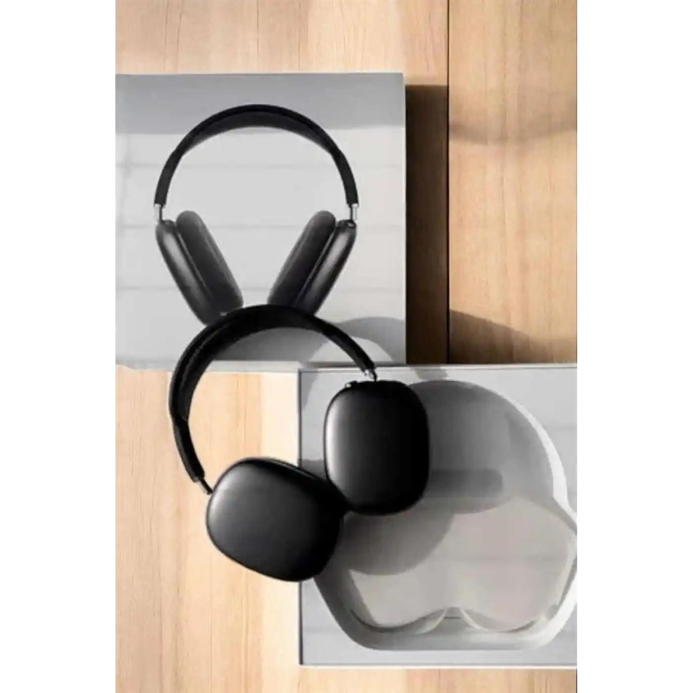 P9 Plus Kulaklık Siyah Bluetooth Bağlantılı Kulak Üstü Kablosuz ANC Özelliği