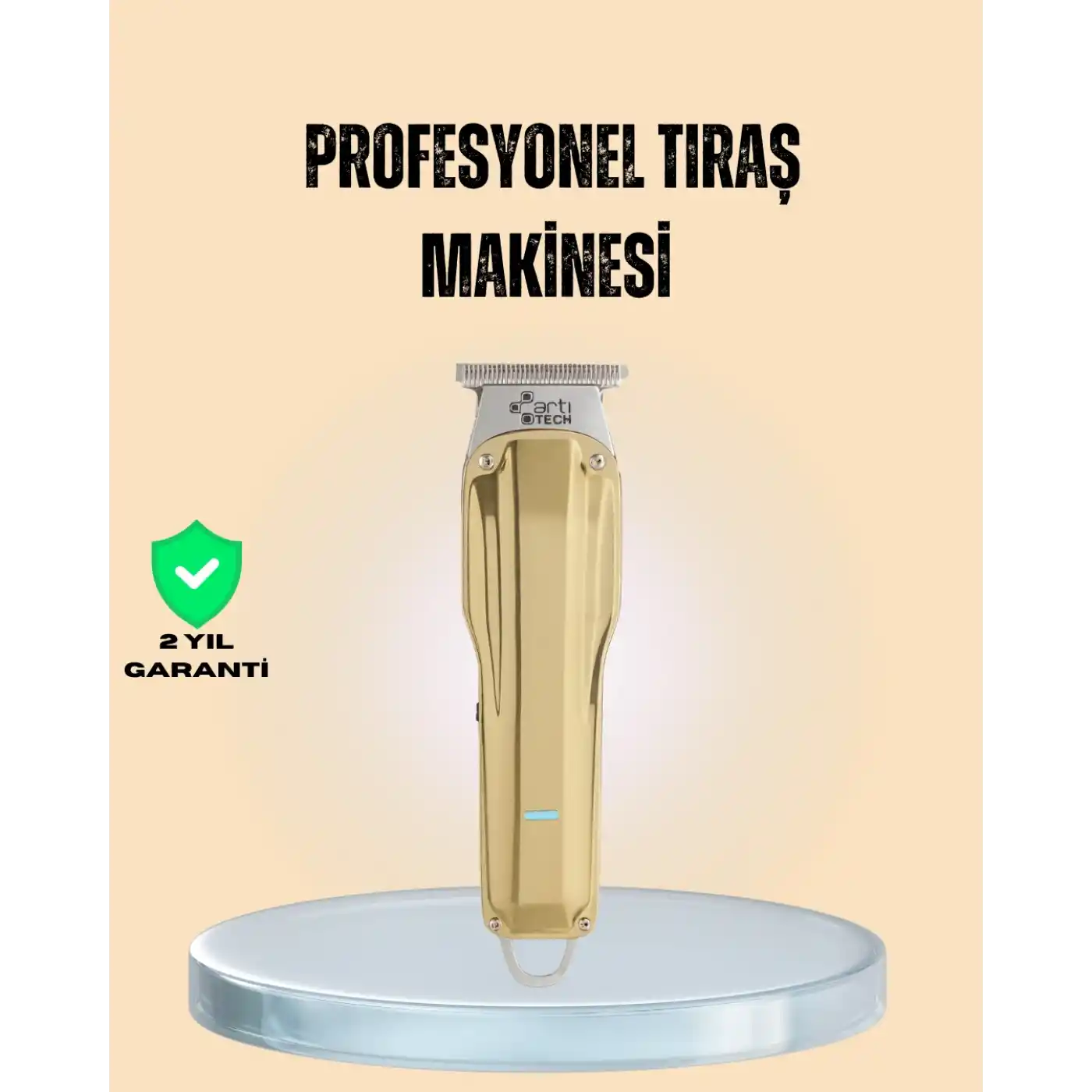 Profesyonel Erkek Tıraş Makinesi Güçlü Kesim ve Uzun Şarj Süreli