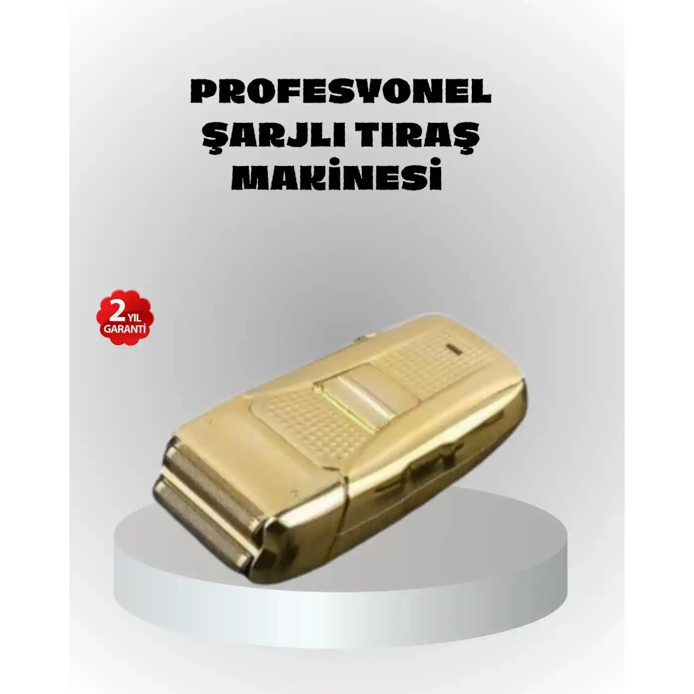 Profesyonel Erkek Tıraş Makinesi Islak Kuru Kullanım ve Şarjlı Sistem