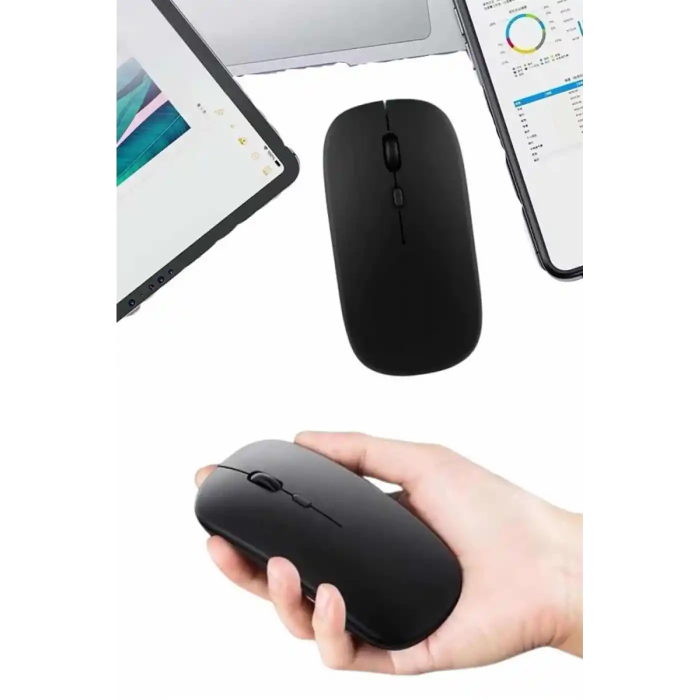 Profesyonel Mouse Wireless  Faresi Bluetooth Bağlantılı