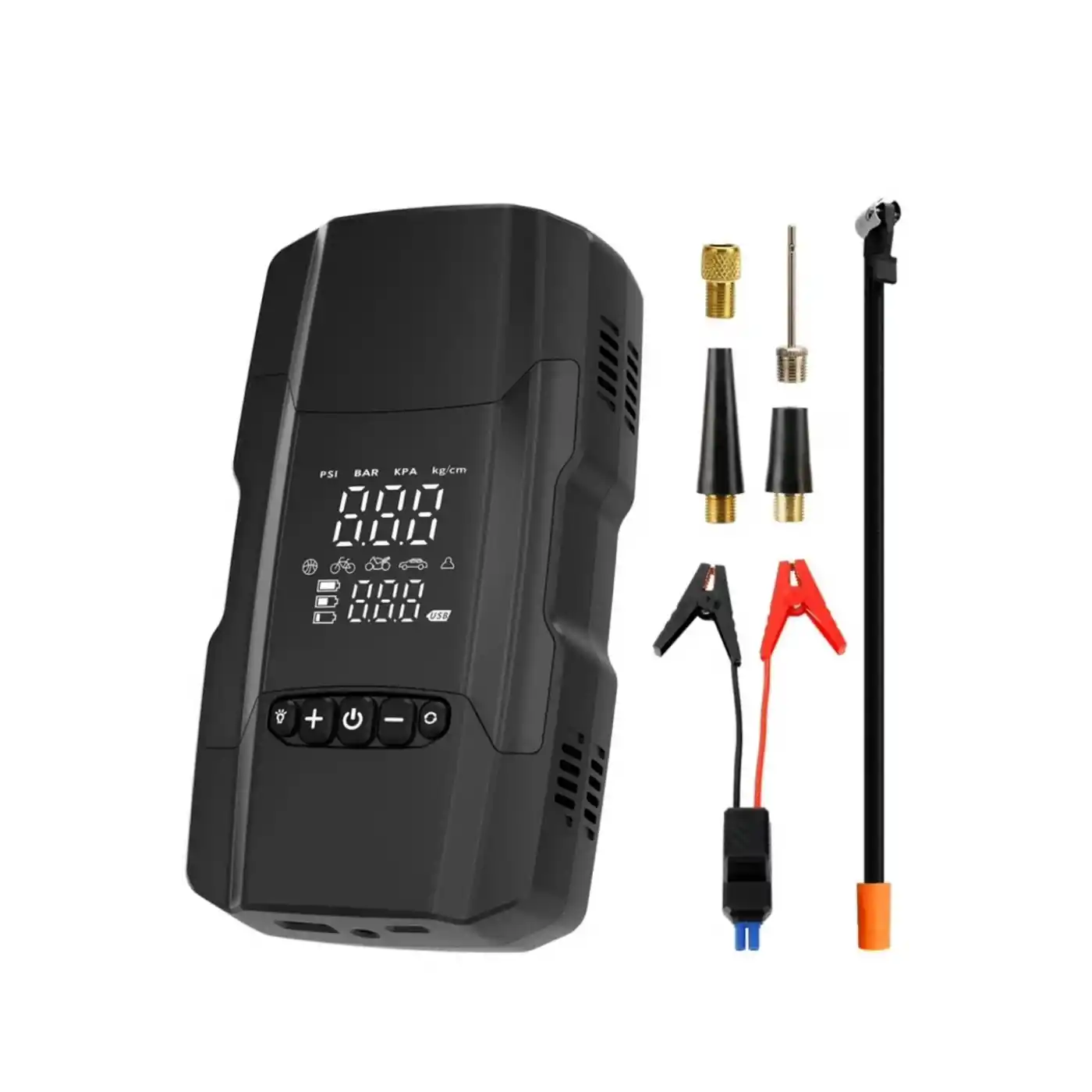 Şarjlı 10.000 Mah Akıllı Dijital Lastik Şişirme Pompası | 150 Psı | 12v Akü Şarj Takviyeli