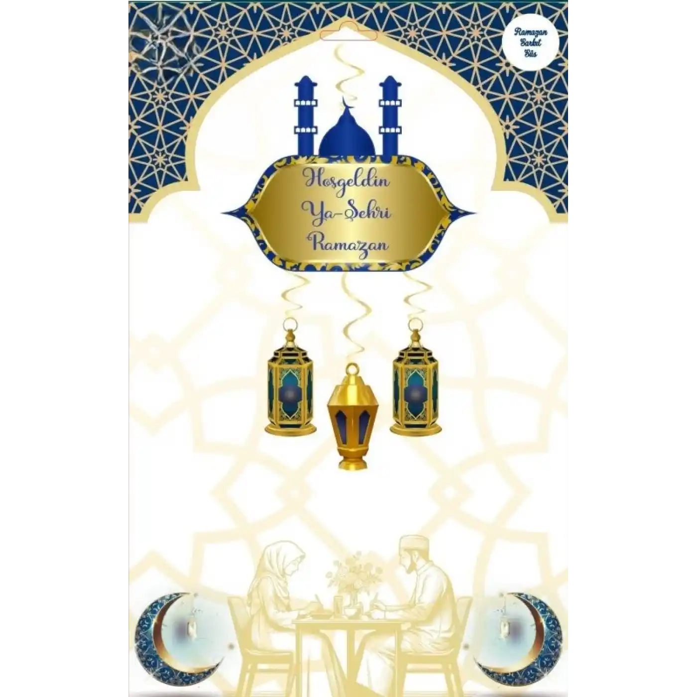 Sarkıt Ramazan Süsü Lacivert - Hoşgeldin Ya Şehri Ramazan