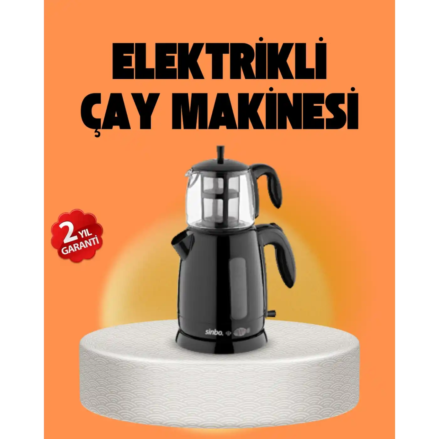 Sinbo STM 5840 Elektrikli Çay Makinesi 1800 Watt 1,7 Litre