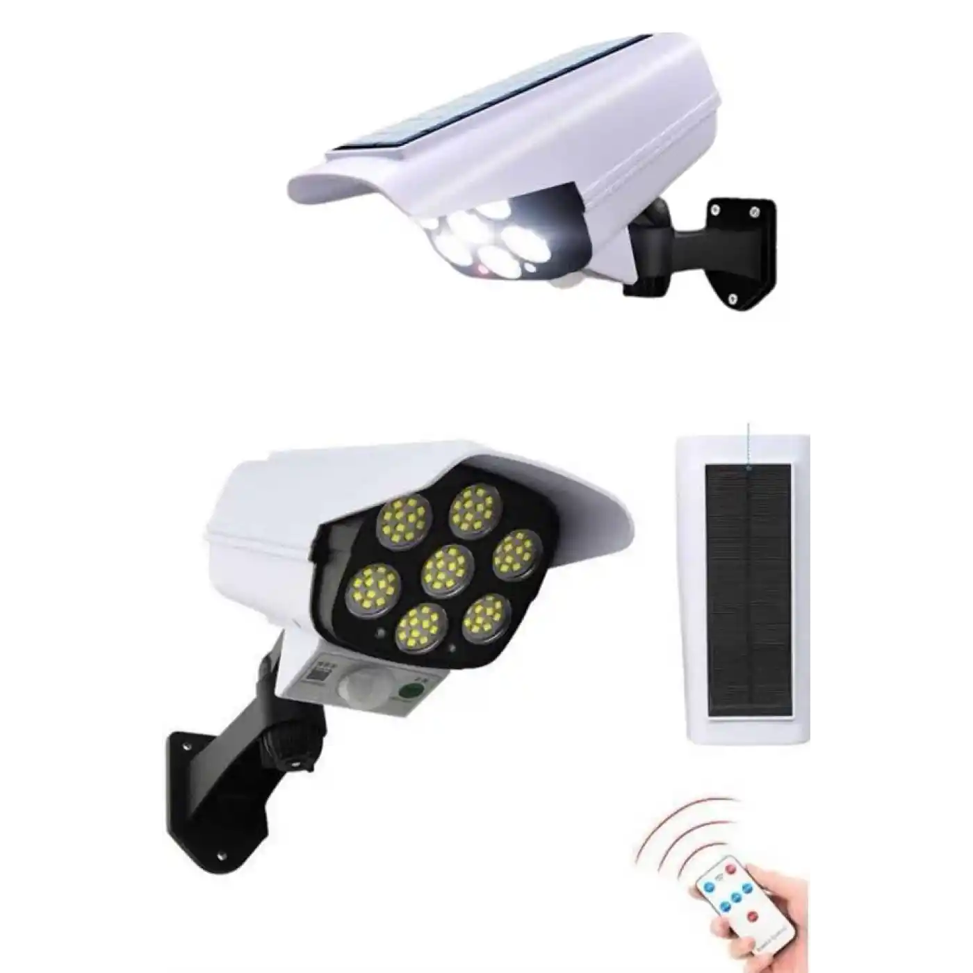 Solar Bahçe Lambası Uzaktan Kumandalı Kamera Görünümlü Hareket Sensörlü