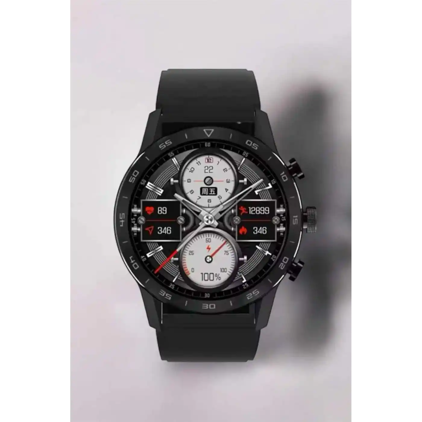 Suya Dayanıklı Dokunmatik Akıllı Saat Bluetooth 5.0, Sesli Asistan ve Sağlık Takibi