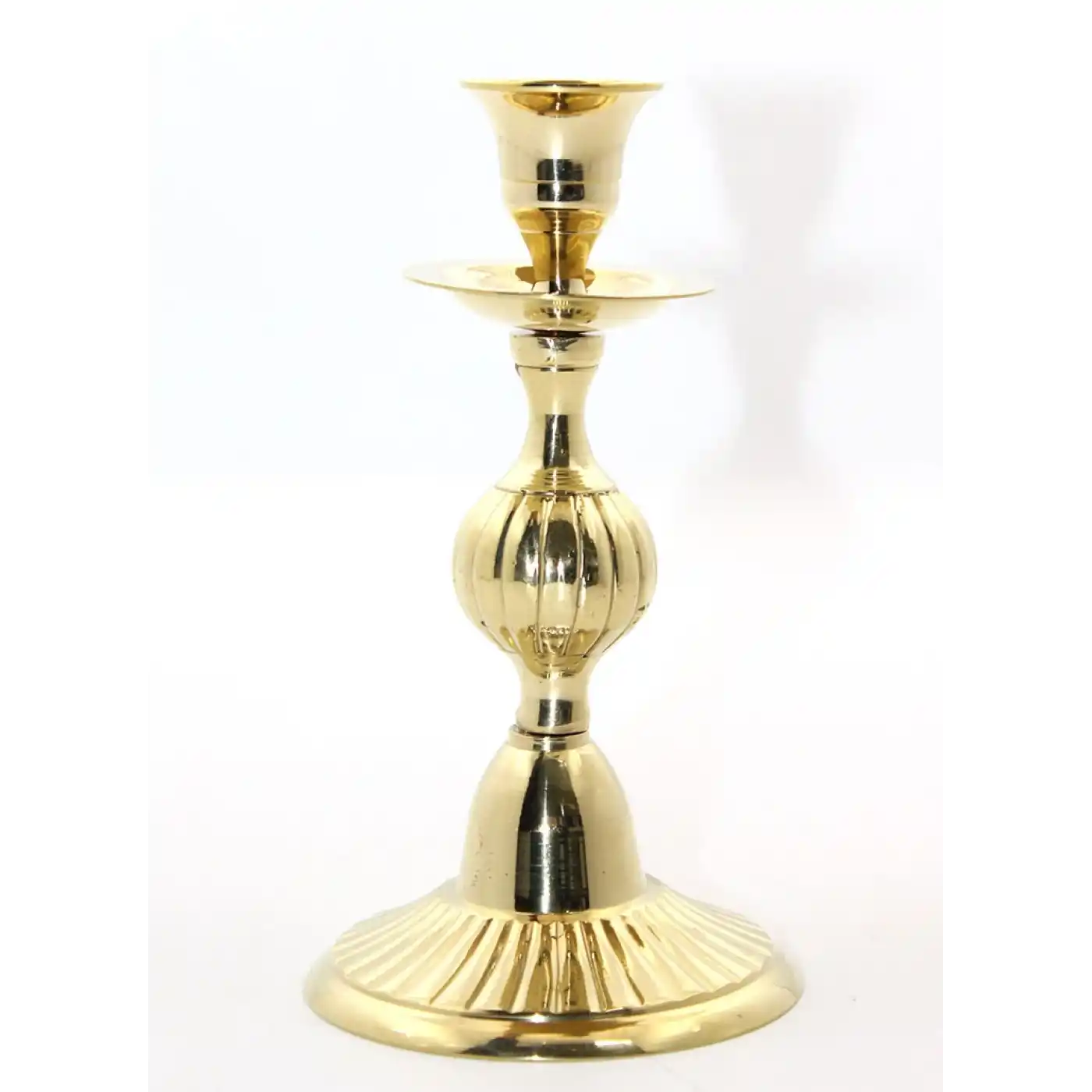 Tekli Pirinç Şamdan Model 3