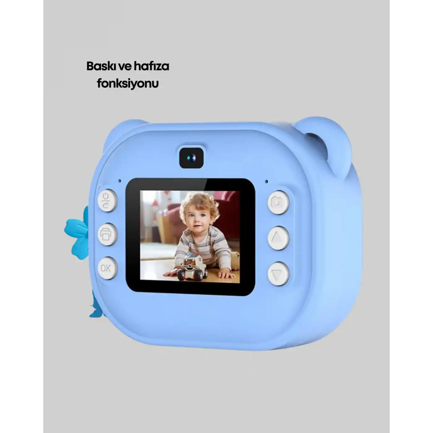 Termal Baskı Teknolojili Anında Fotoğraf Kamerası – 24MP Çift Lens, 32GB Hafıza