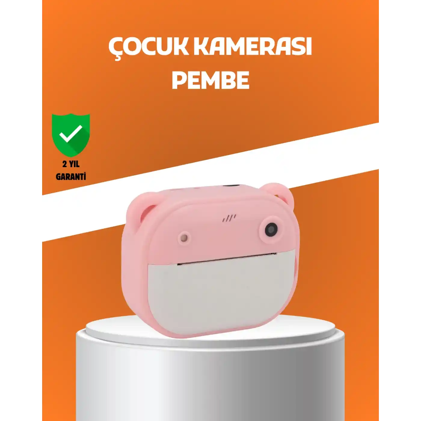 Termal Baskılı HD Şipşak Kamera 24MP Çift Lensli 32GB Hafızalı