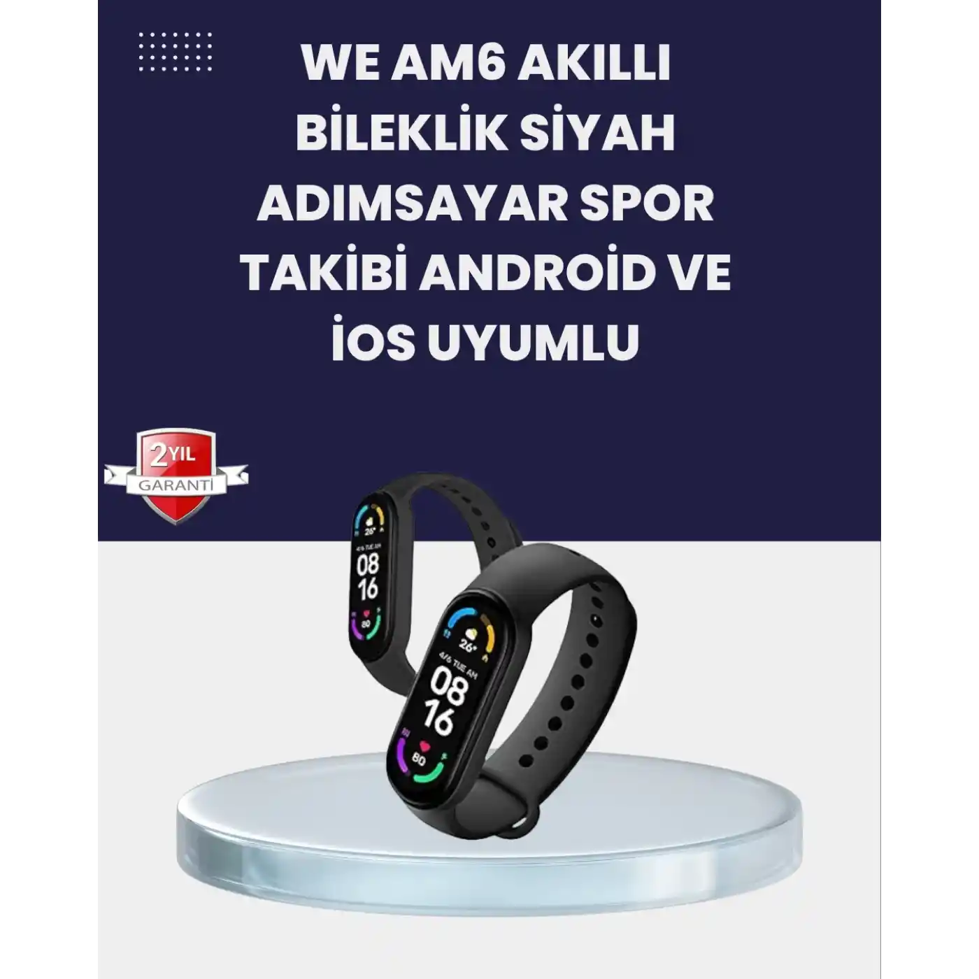 Titreşimli Bildirimli Akıllı Saat – Uyku Analizi ve Spor Modlarıyla