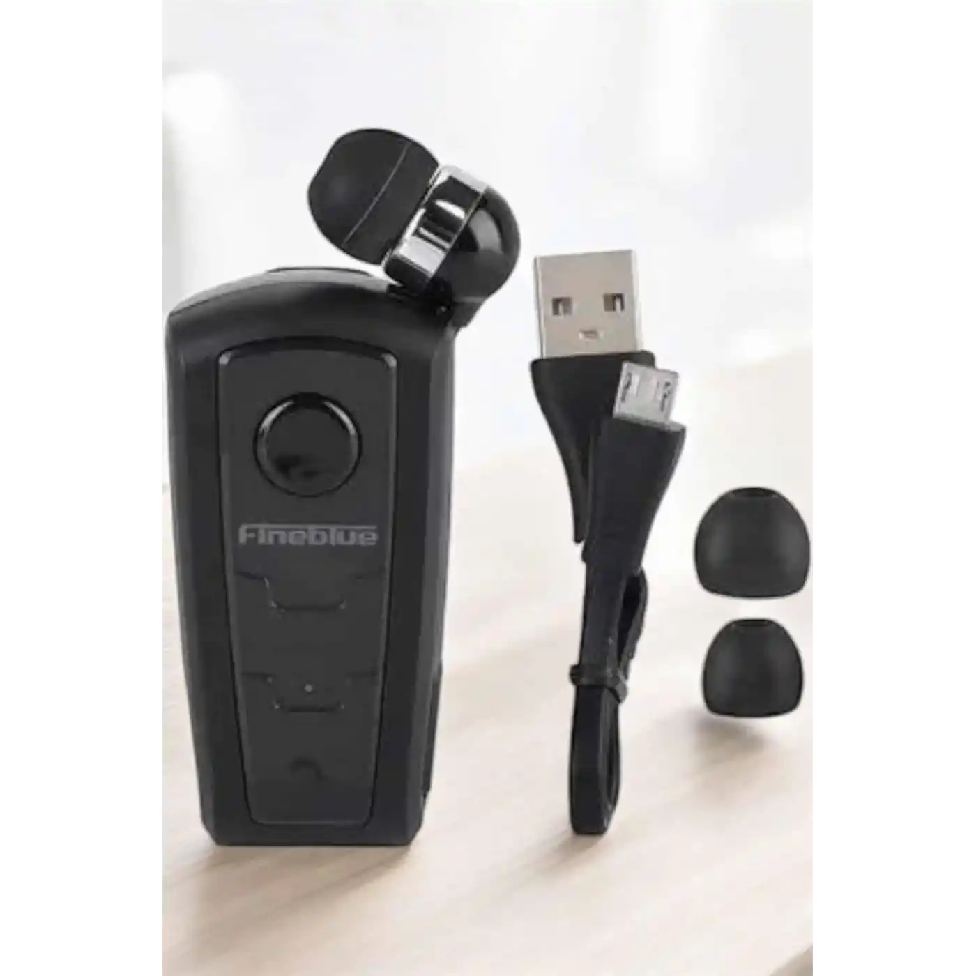 Tüm Telefonlara Uyumlu Mikrofonlu Titreşimli Makaralı Bluetooth Kulakiçi Kulaklık