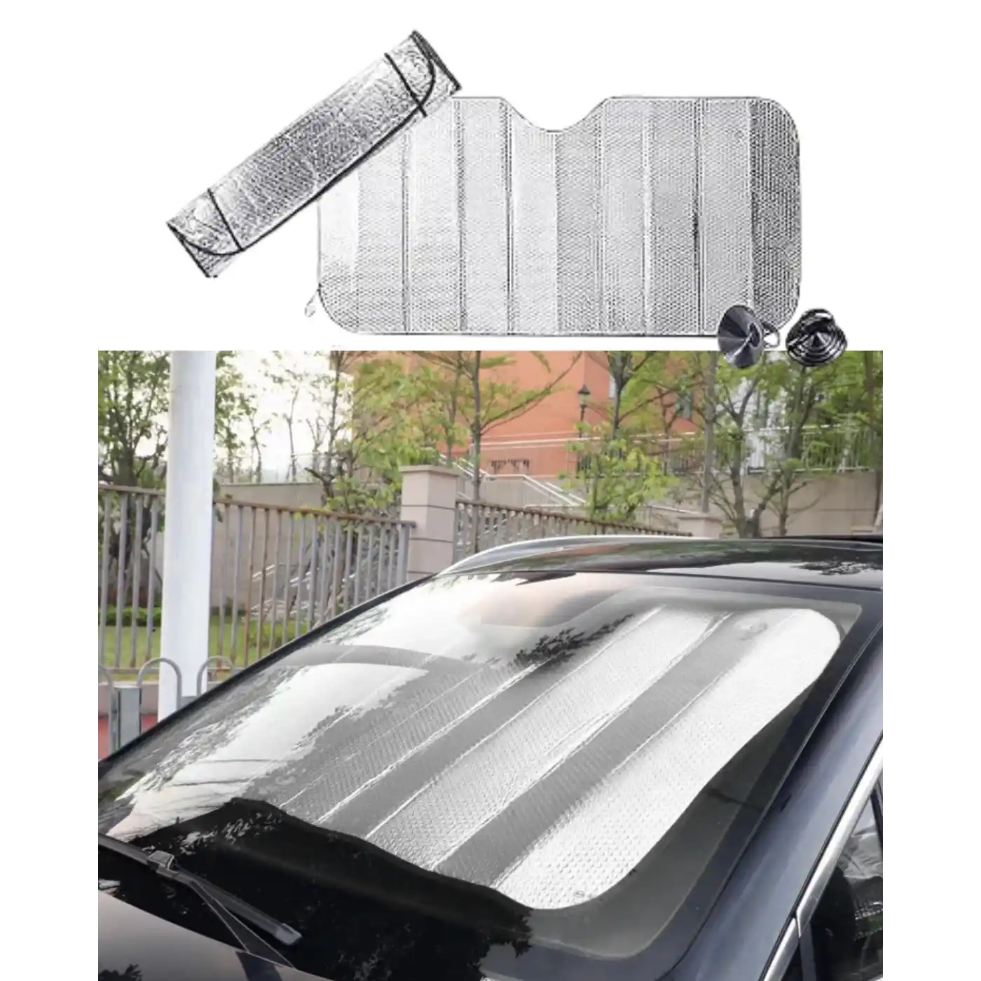 UV ve Isı Önleyici Oto Ön Cam Güneşliği Hyundai i20 Fiat Egea Toyota Corolla Volkswagen Passat