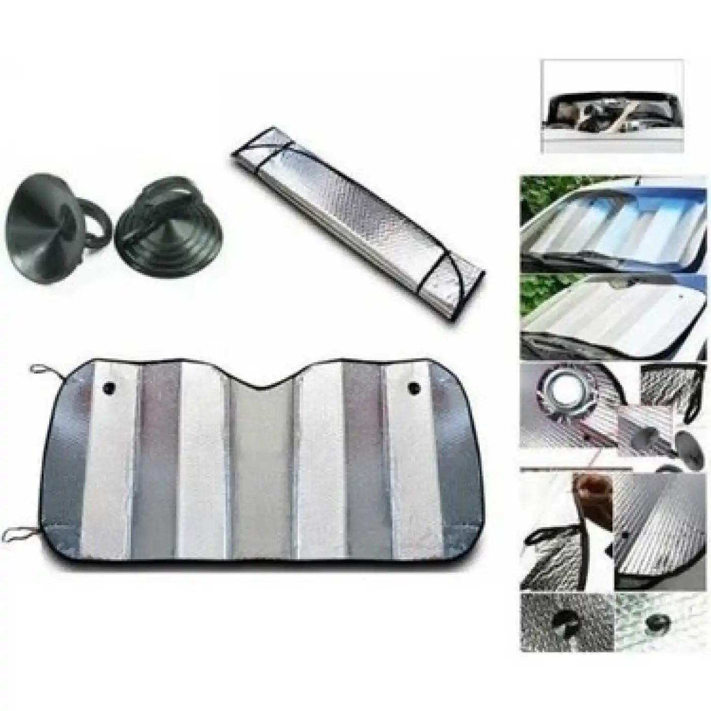 UV ve Isı Önleyici Oto Ön Cam Güneşliği Hyundai i20 Fiat Egea Toyota Corolla Volkswagen Passat