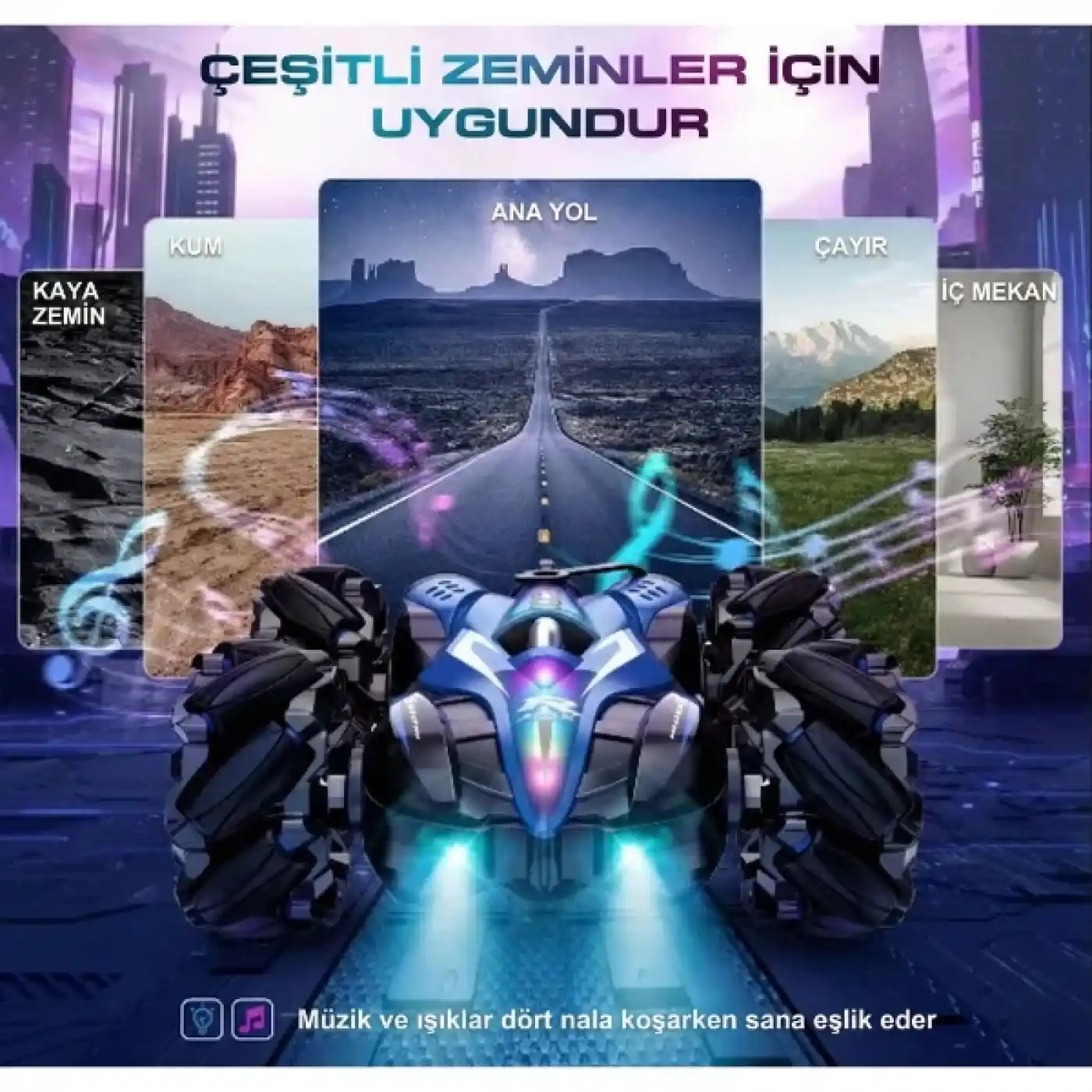 Uzaktan Kumandalı Akrobat Araba