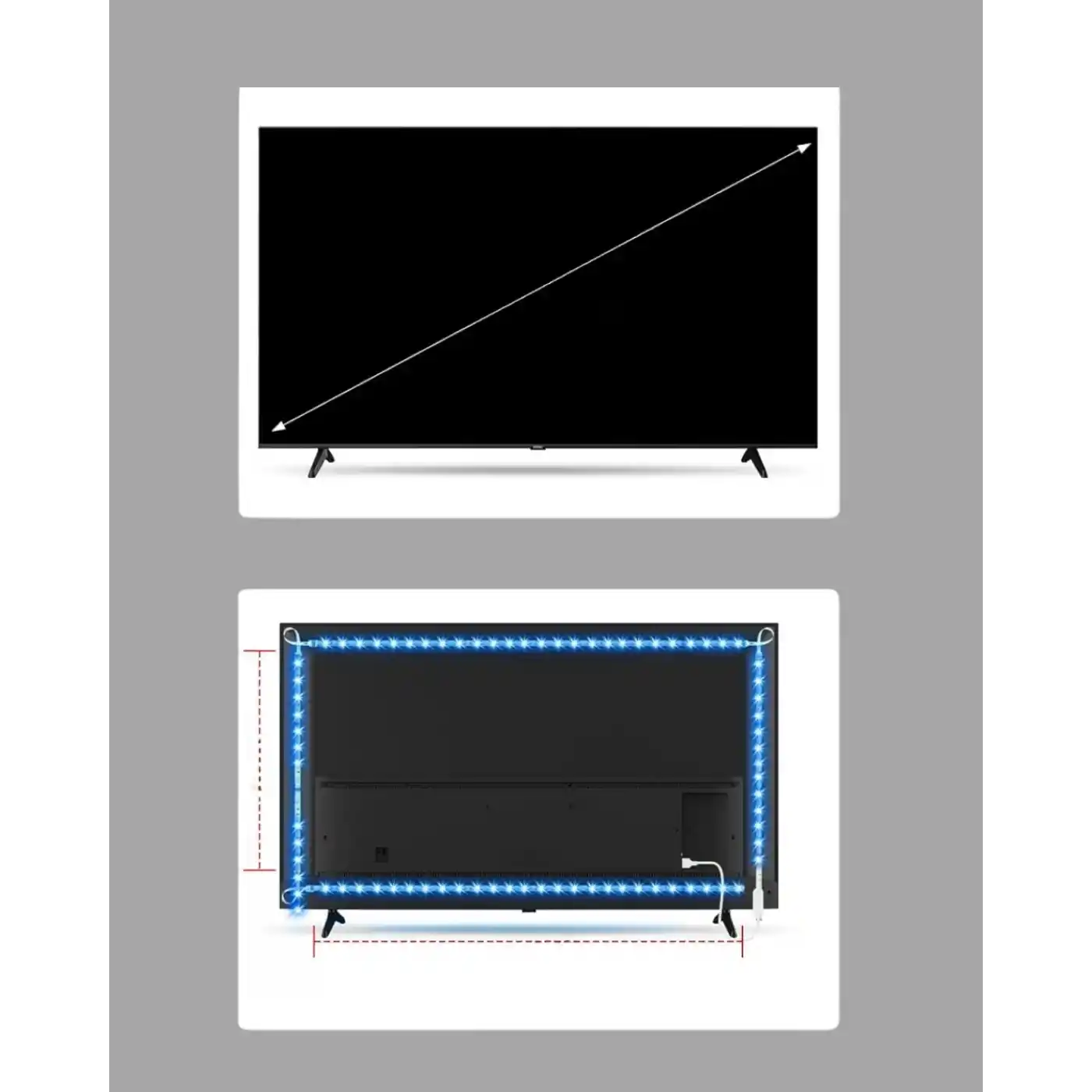 Uzaktan Kumandalı LED TV Arka Işık Şeridi