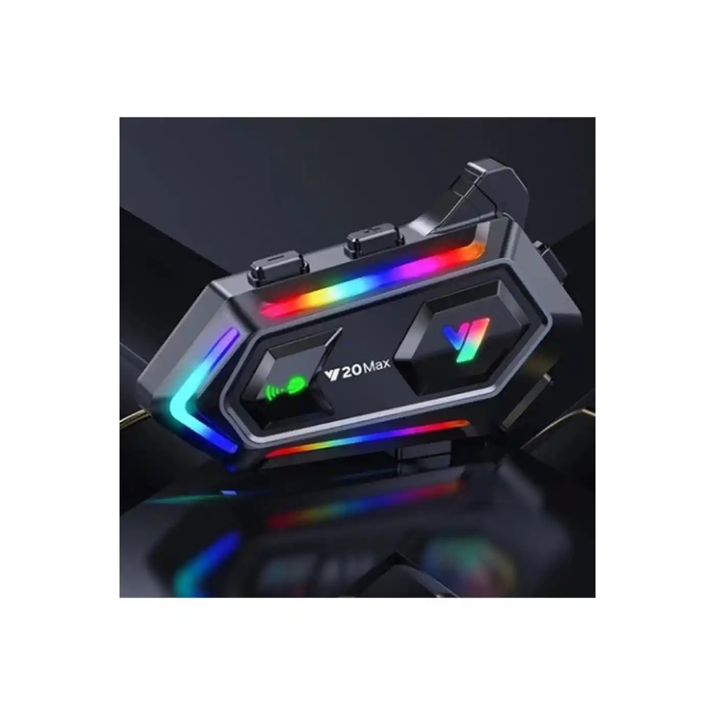 Y20 Max Motosiklet Bluetooth 5.3 Kask Intercom 2 Kişi 300 Metre Eşleşme Özellikli