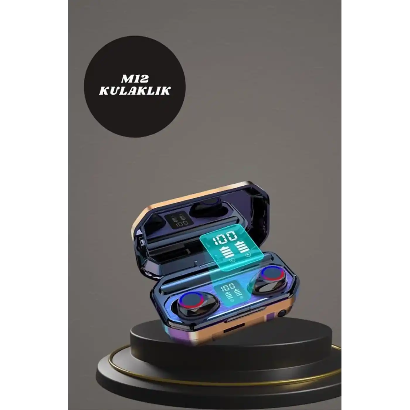 Yeni Nesil Akıllı Saat ve Bluetooth Kulaklık Kampanyası Dijital Göstergeli Powerbankli