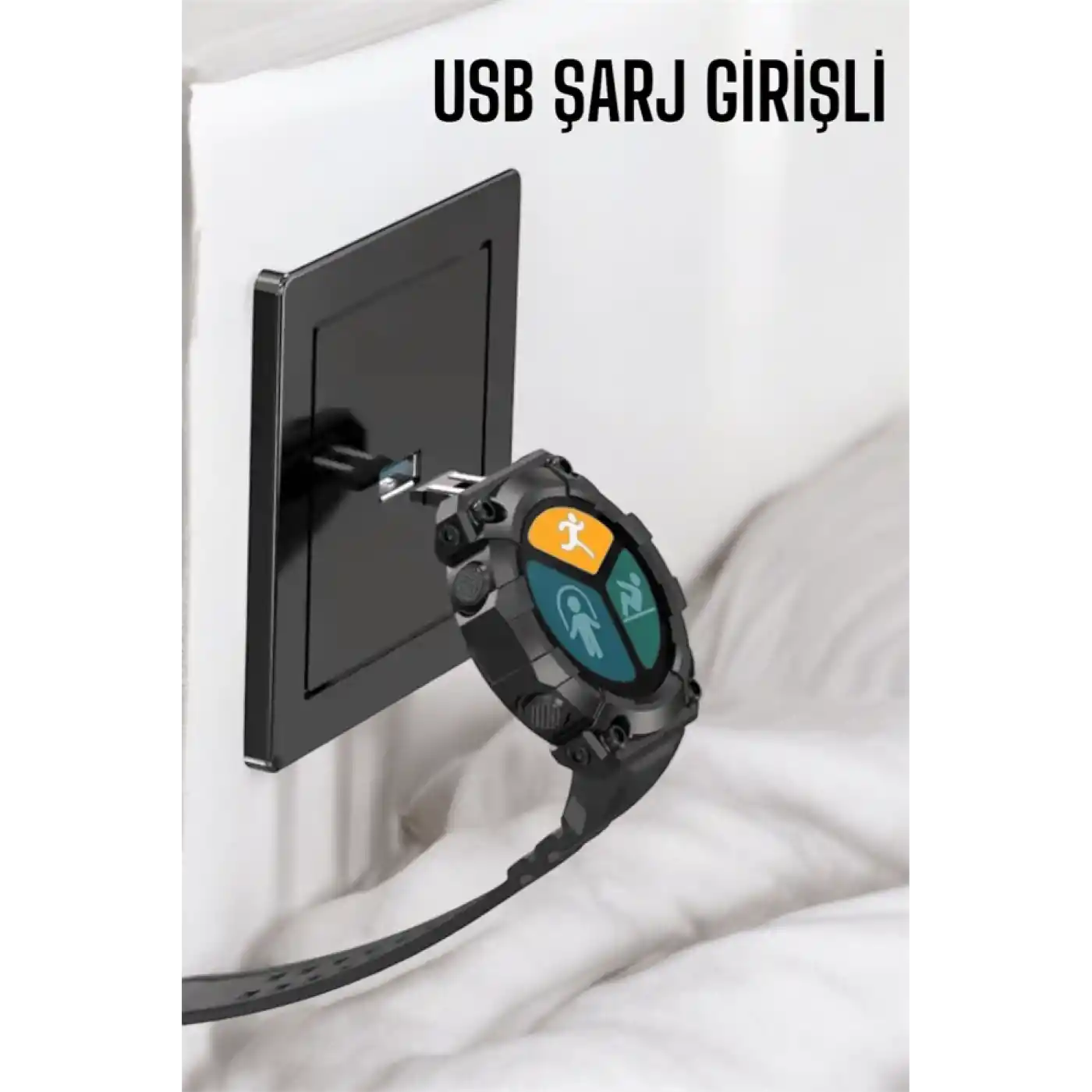 Yeni Nesil Pro Akıllı Saat Sağlık Ve Spor Takibi Yapabilen