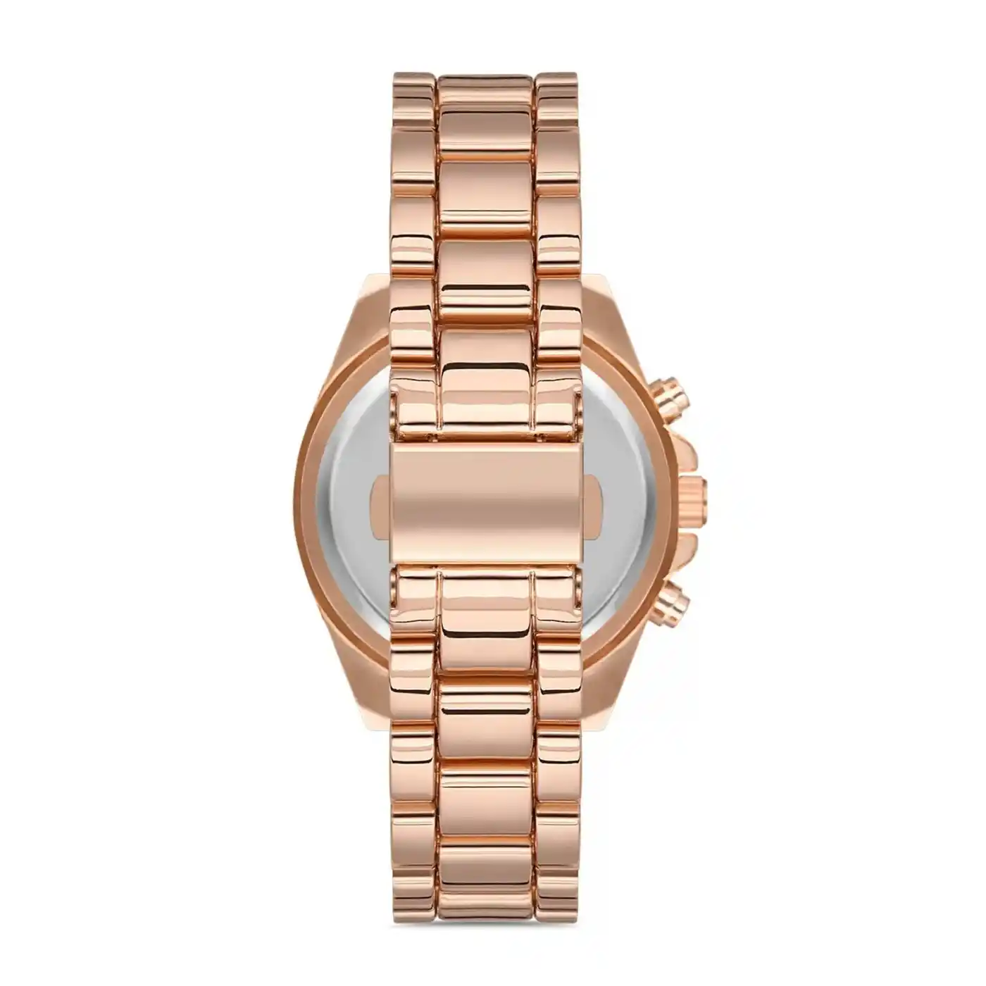 Zarif ve Şık Özel Tasarım Roma Rakam Detaylı  Metal Bayan Kol Saati (rose)